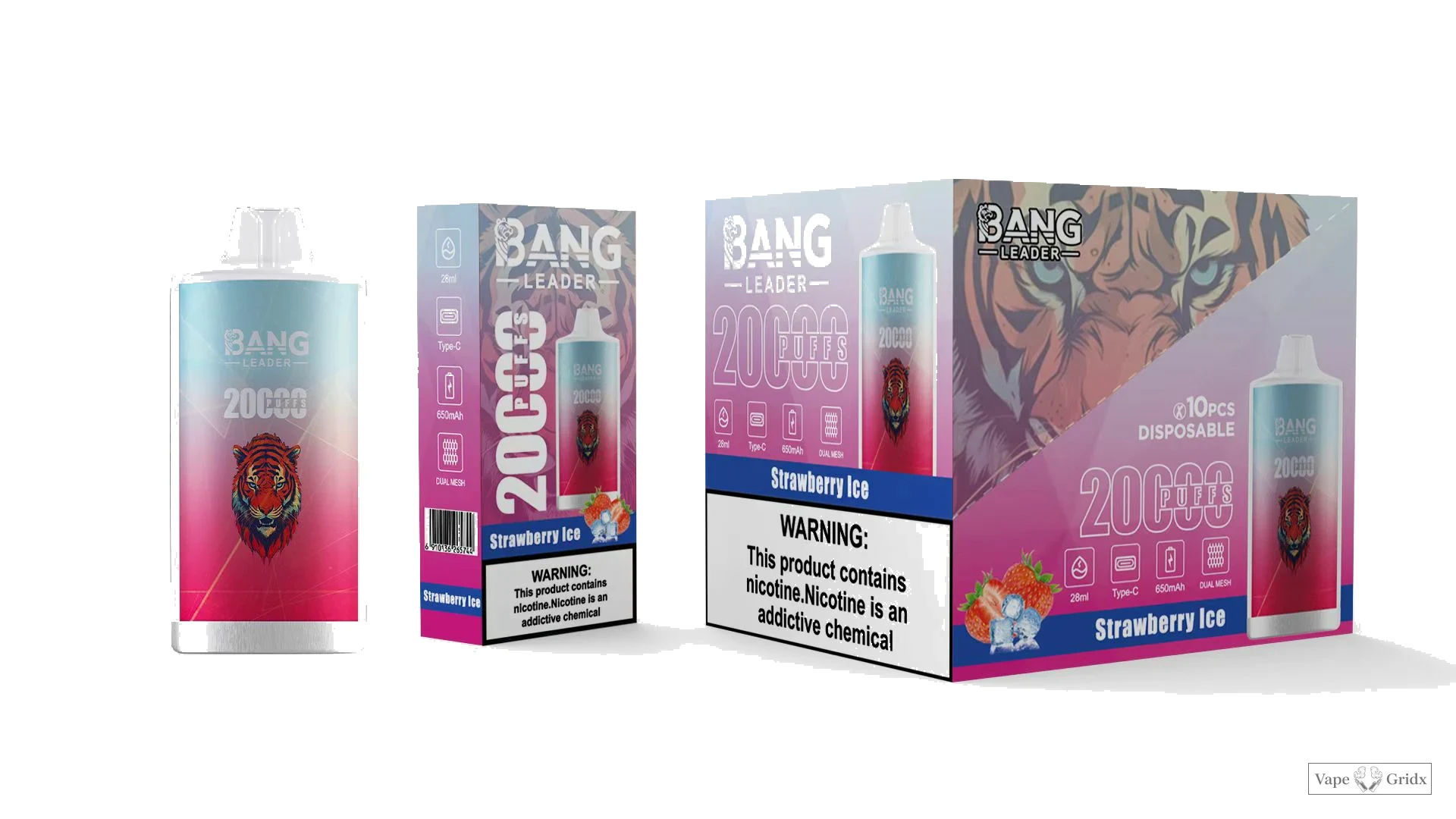 Bang Leader 20000 20K Trekjes Mesh Coil Wegwerp vape - image 8