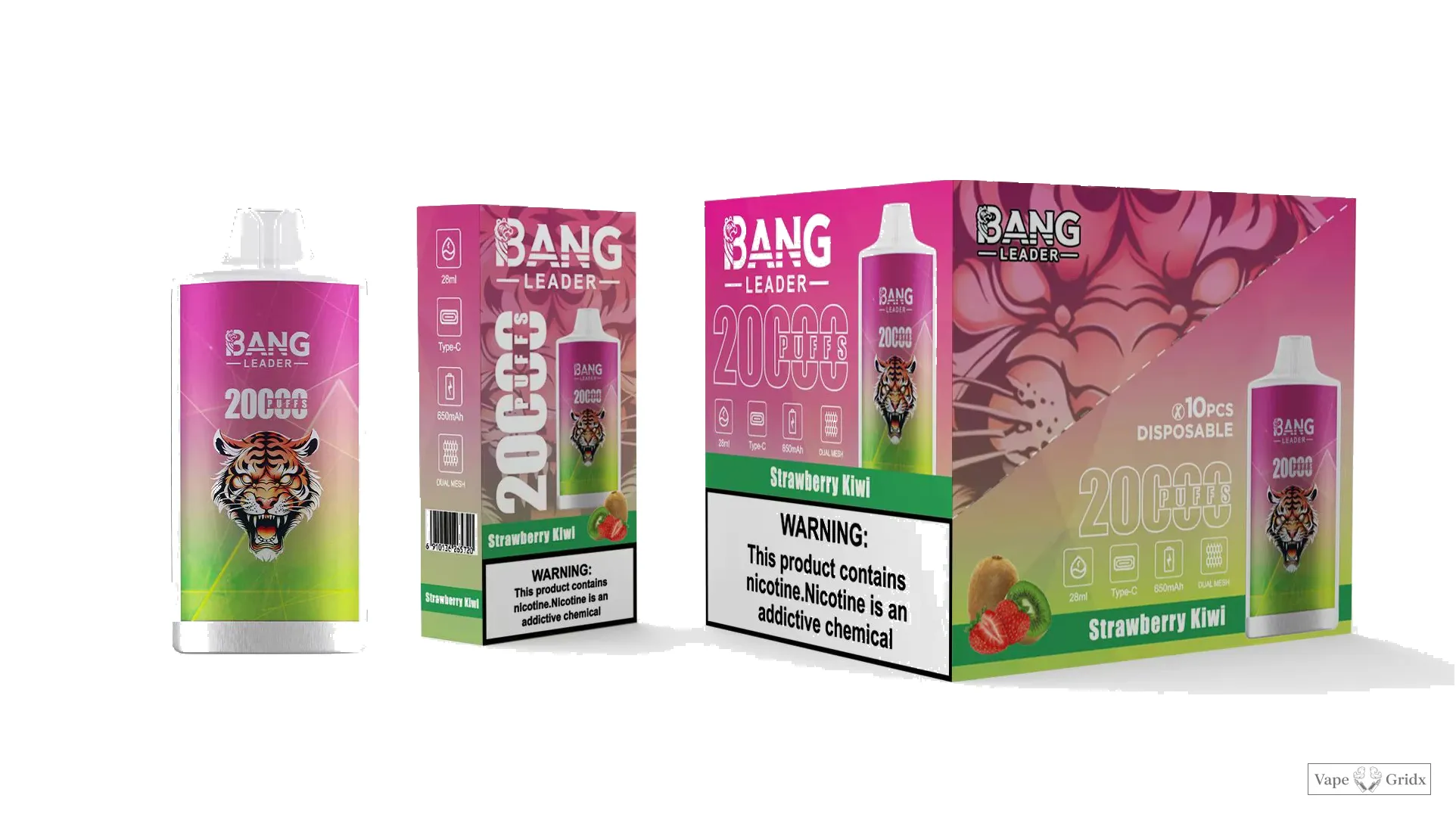 Bang Leader 20000 20K Trekjes Mesh Coil Wegwerp vape - image 10