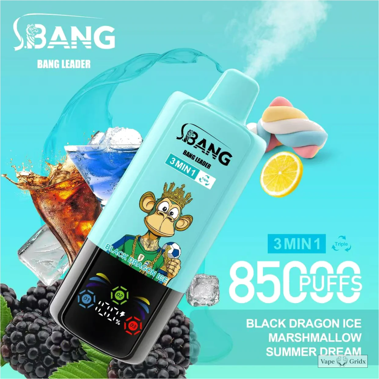 Bang Leader 3-in-1 85000 85K Trekjes Wegwerp vape - image 2