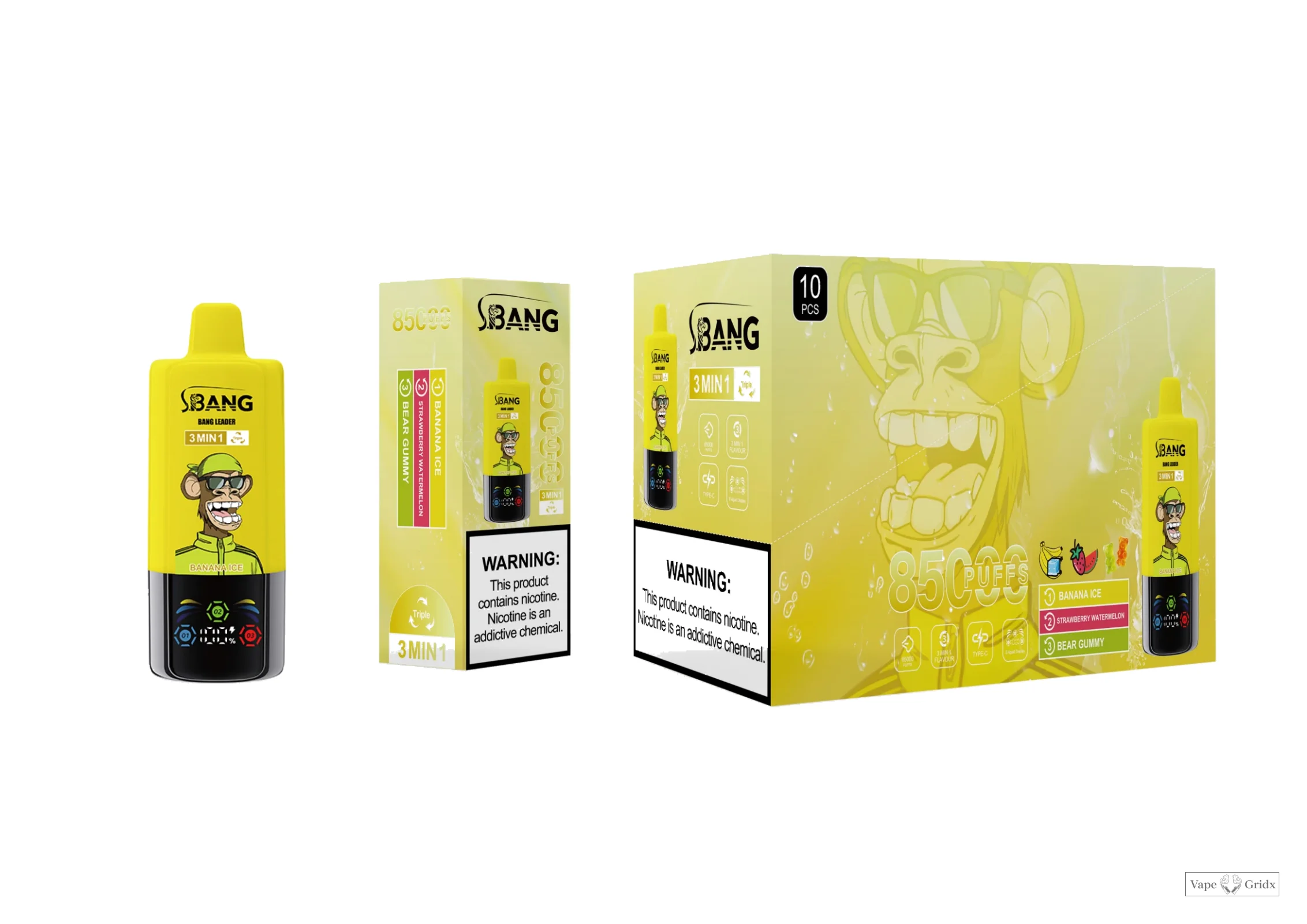 Bang Leader 3-in-1 85000 85K Trekjes Wegwerp vape - image 11