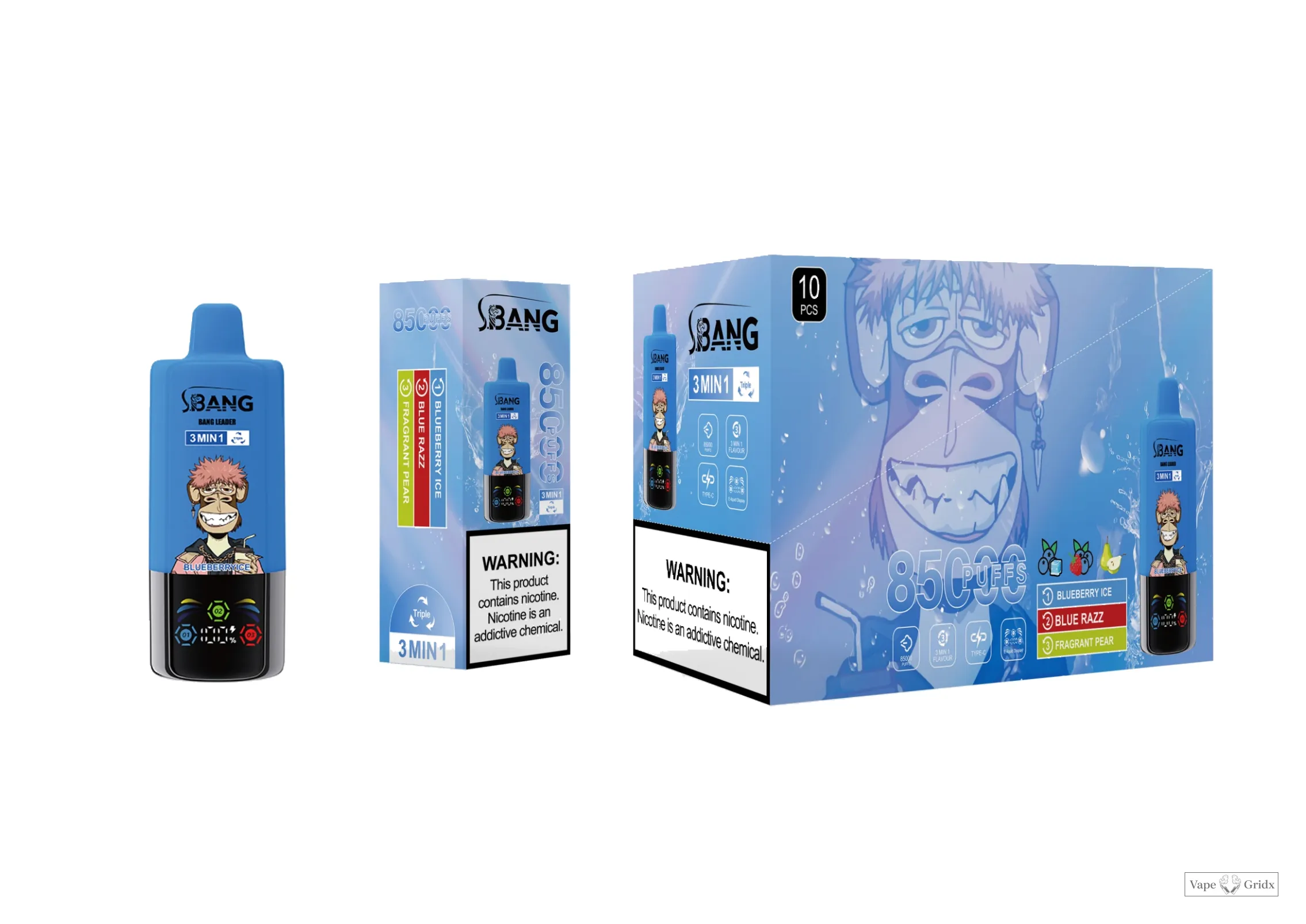 Bang Leader 3-in-1 85000 85K Trekjes Wegwerp vape - image 12