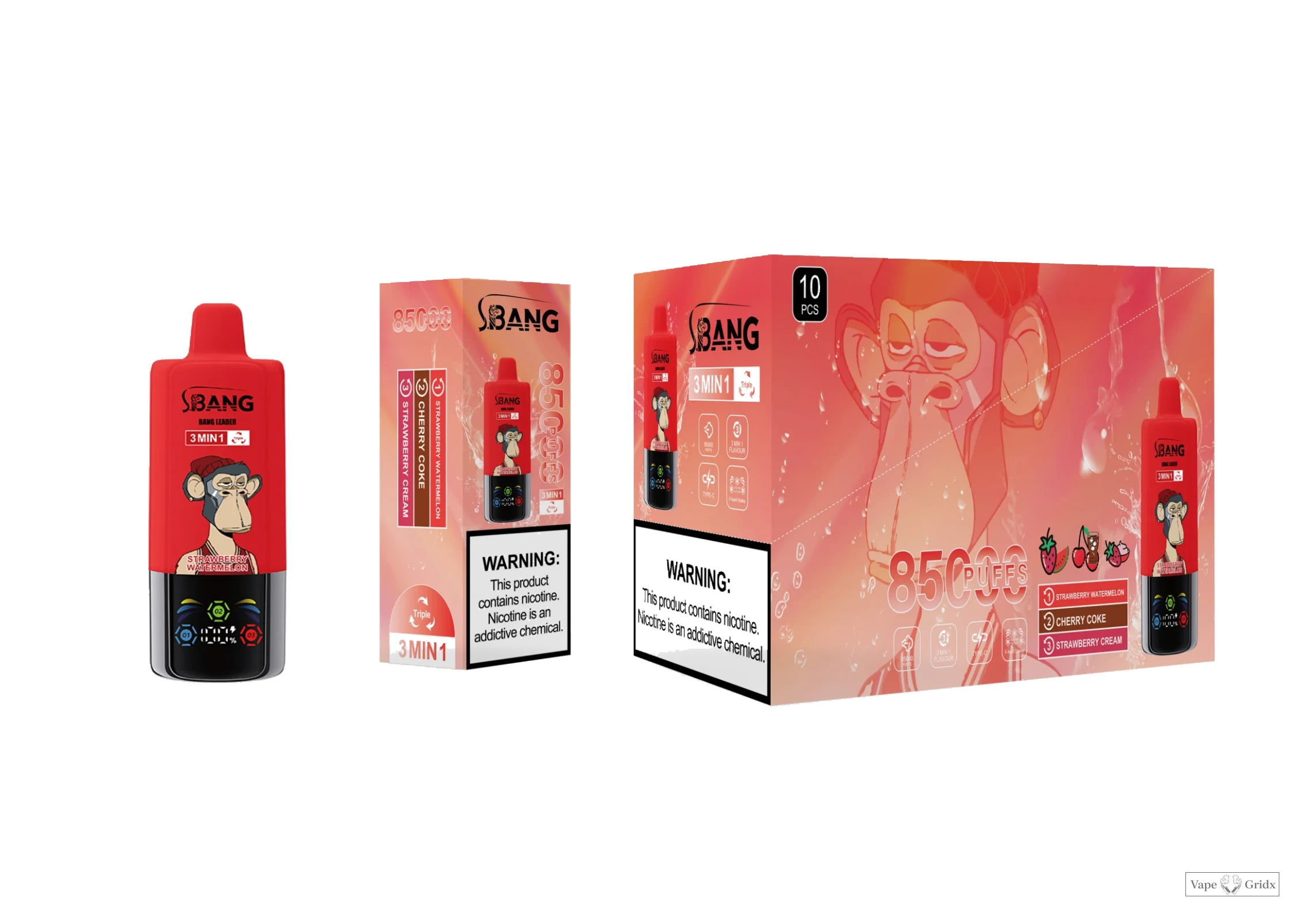 Bang Leader 3-in-1 85000 85K Trekjes Wegwerp vape - image 13