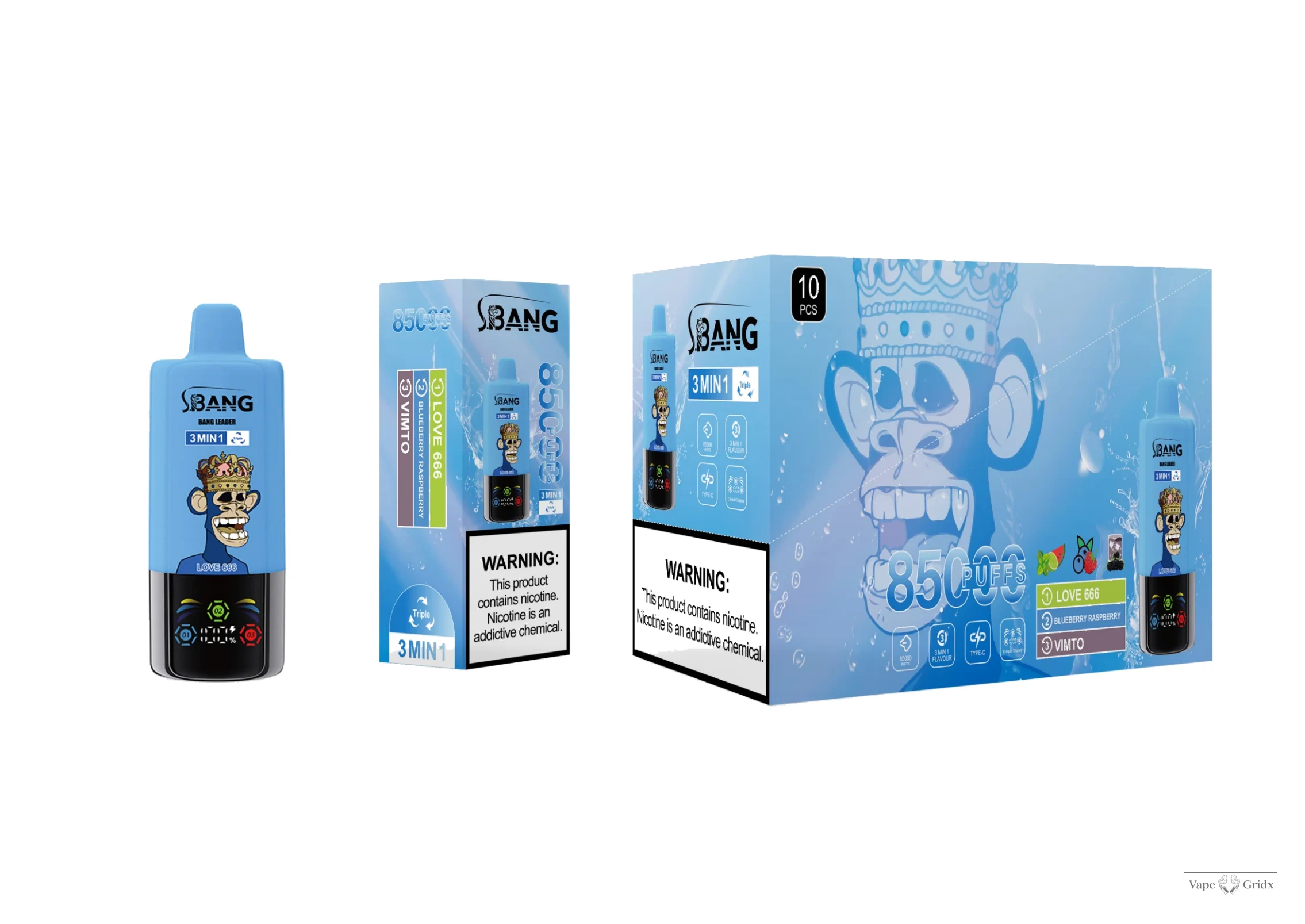 Bang Leader 3-in-1 85000 85K Trekjes Wegwerp vape - image 16