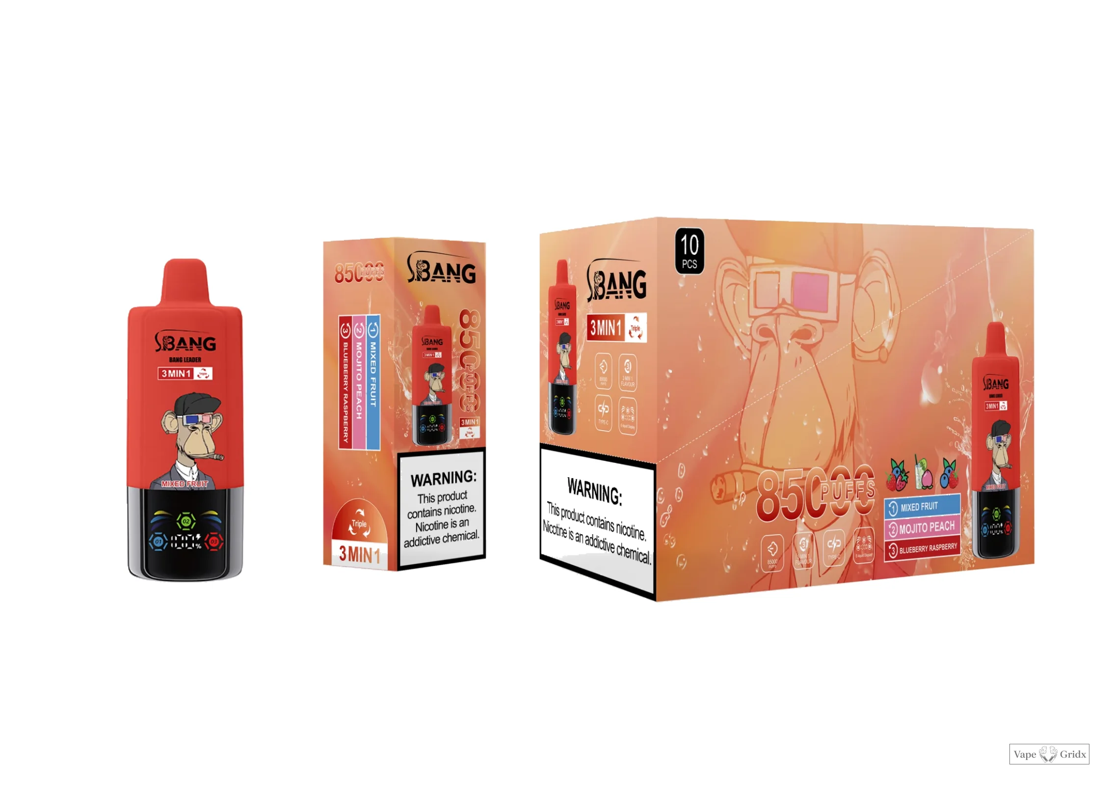 Bang Leader 3-in-1 85000 85K Trekjes Wegwerp vape - image 17