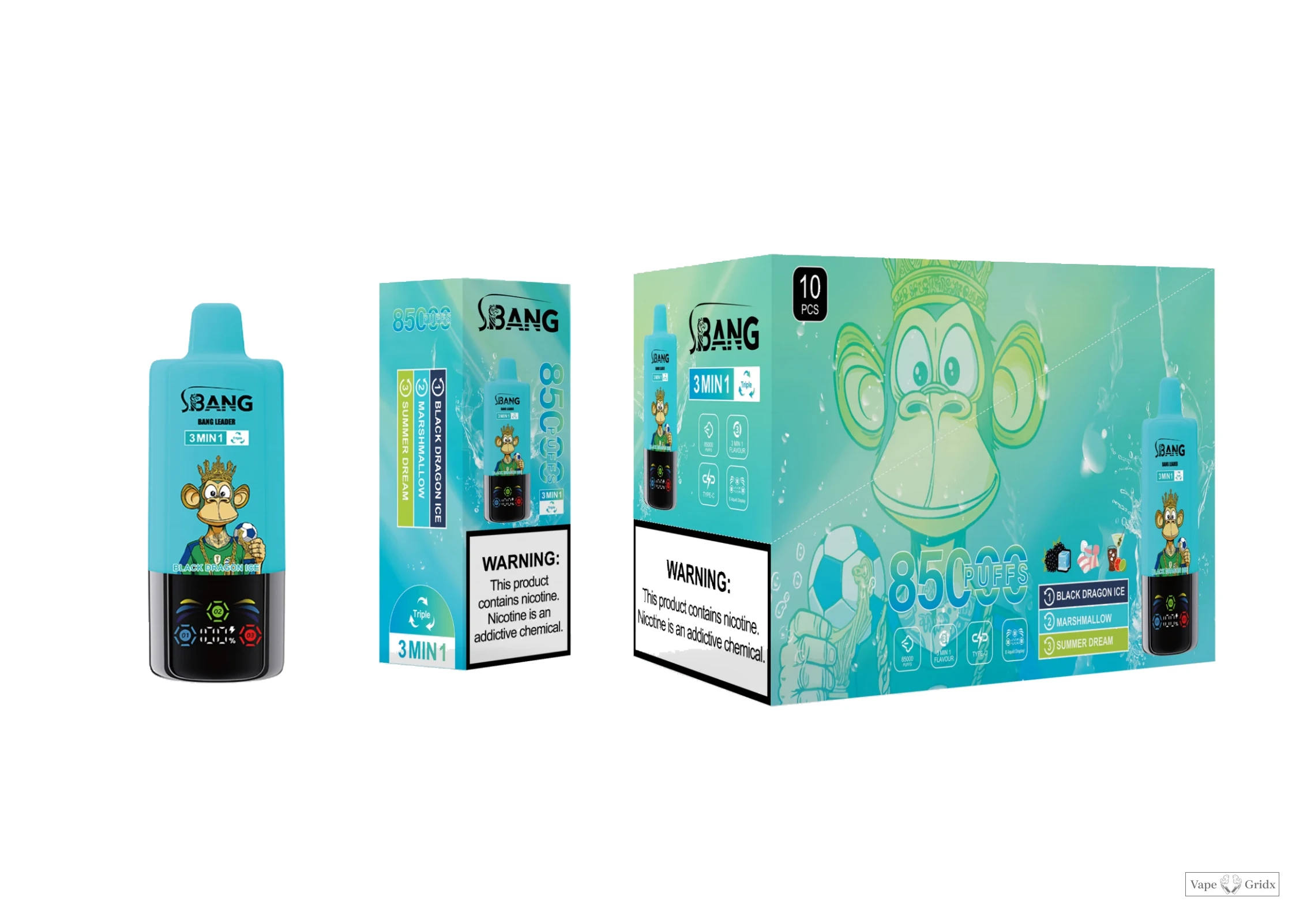 Bang Leader 3-in-1 85000 85K Trekjes Wegwerp vape - image 18