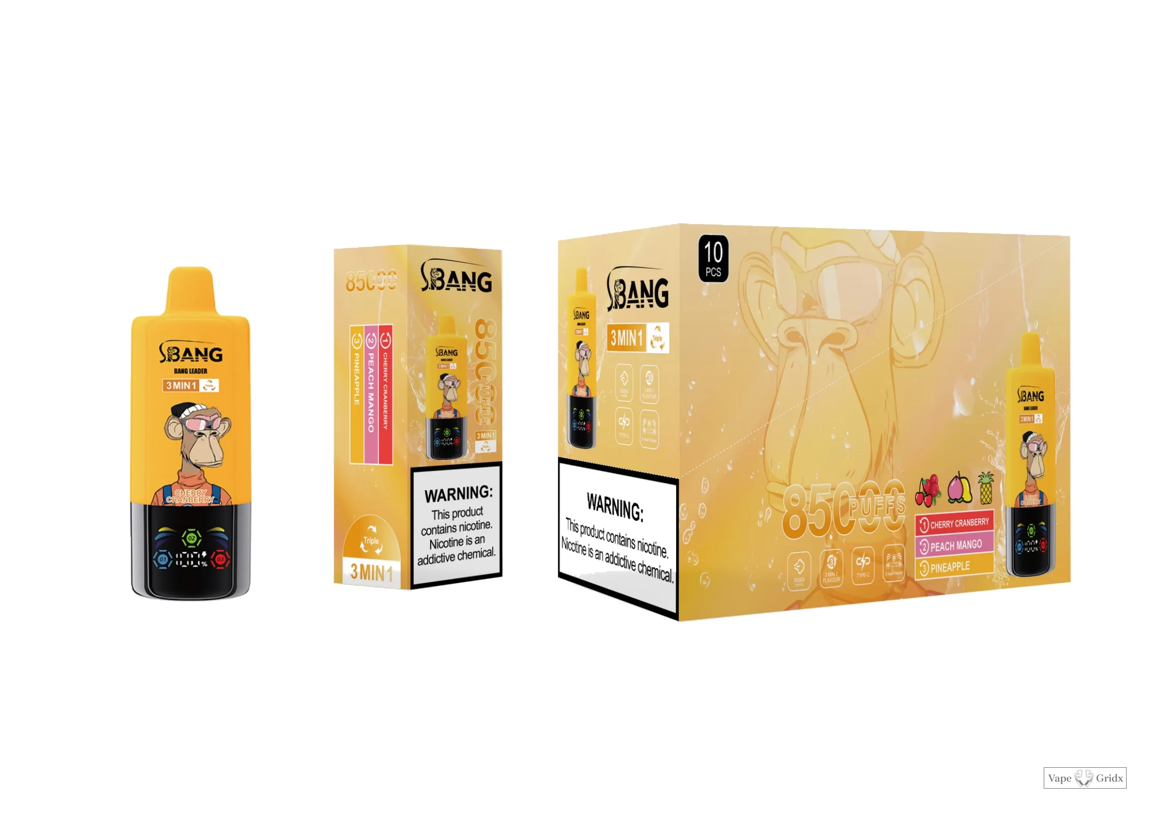Bang Leader 3-in-1 85000 85K Trekjes Wegwerp vape - image 19