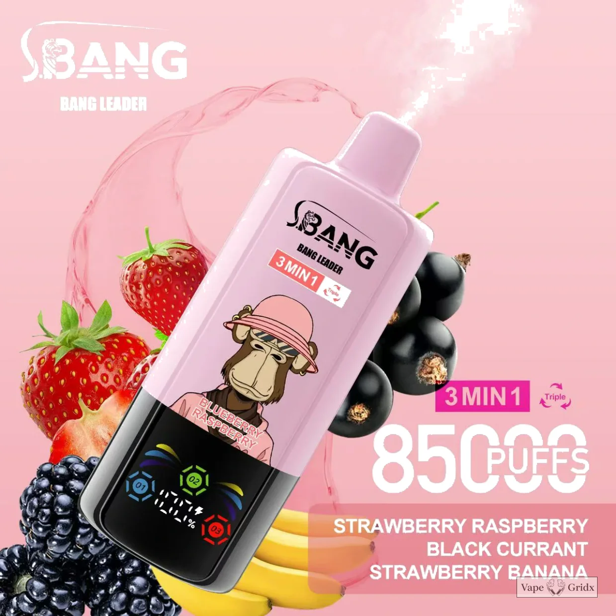 Bang Leader 3-in-1 85000 85K Trekjes Wegwerp vape - image 3
