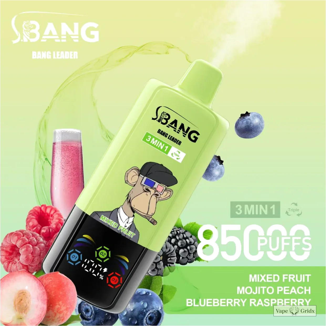 Bang Leader 3-in-1 85000 85K Trekjes Wegwerp vape - image 22