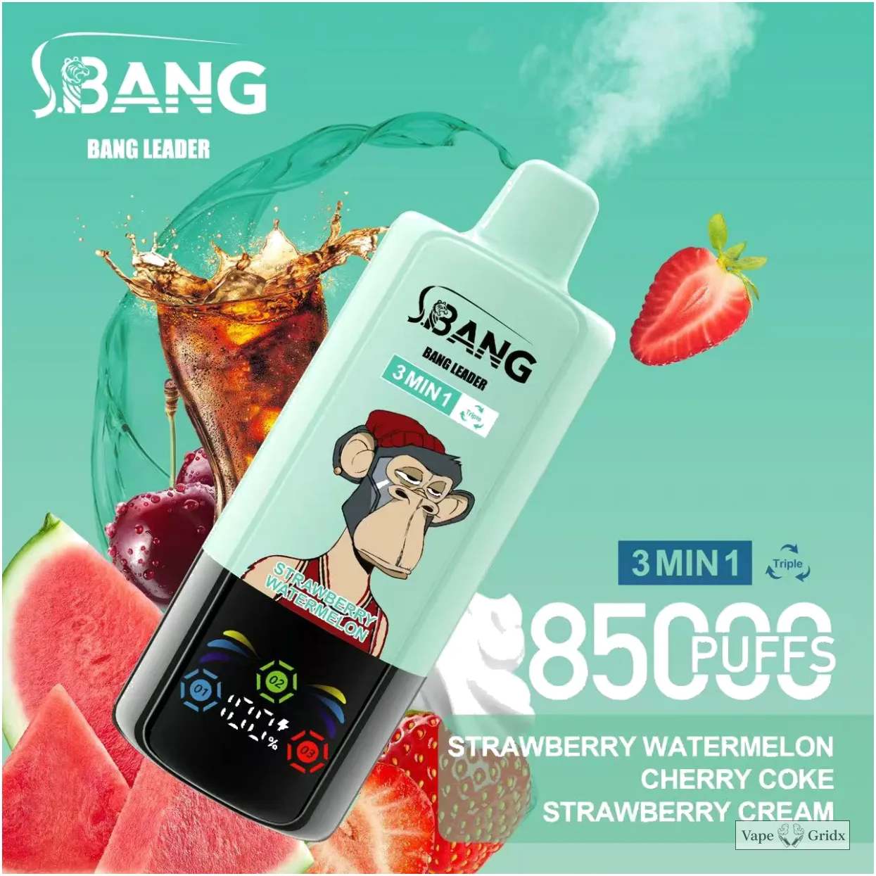 Bang Leader 3-in-1 85000 85K Trekjes Wegwerp vape - image 4