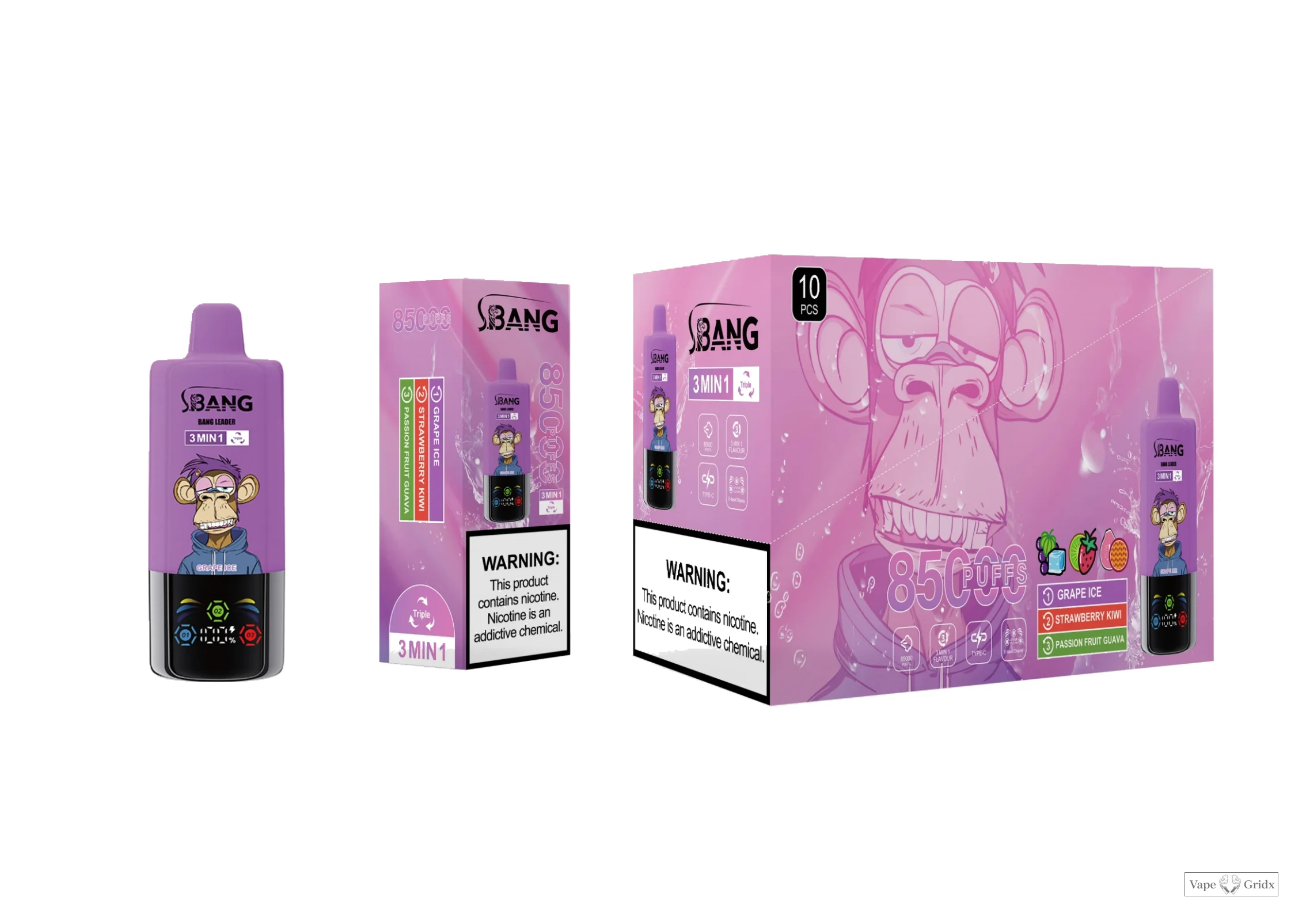 Bang Leader 3-in-1 85000 85K Trekjes Wegwerp vape - image 5