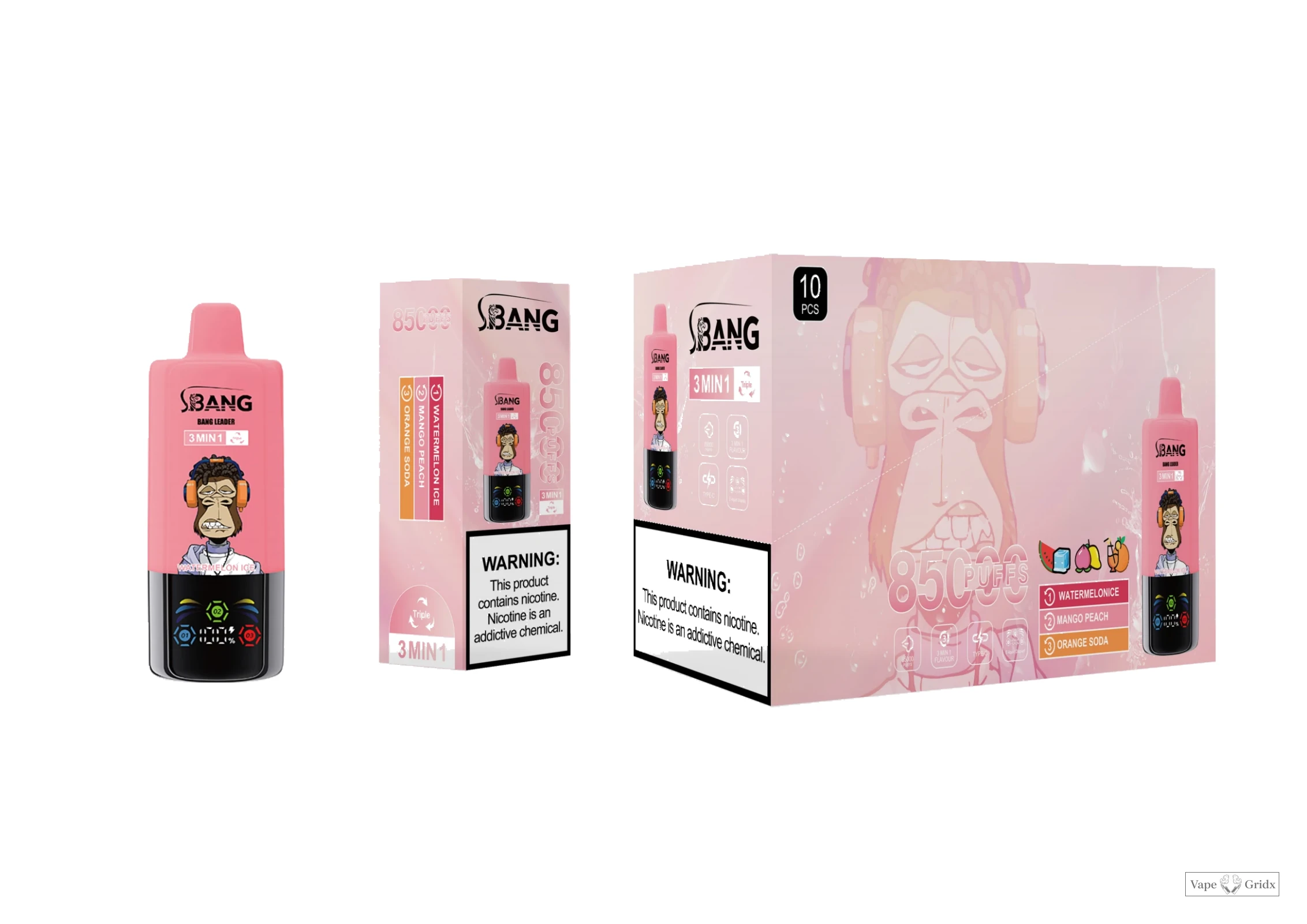 Bang Leader 3-in-1 85000 85K Trekjes Wegwerp vape - image 7
