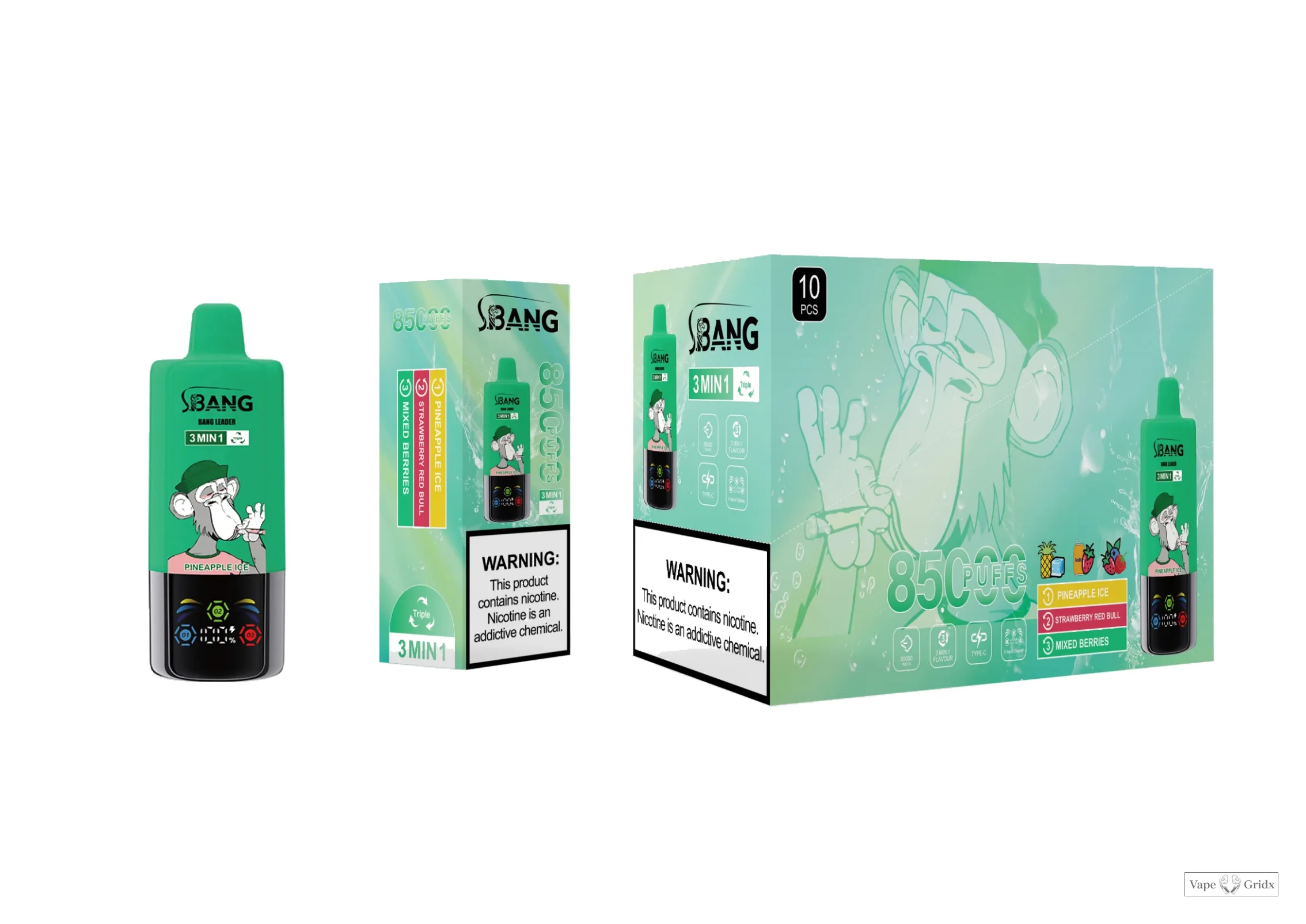 Bang Leader 3-in-1 85000 85K Trekjes Wegwerp vape - image 9