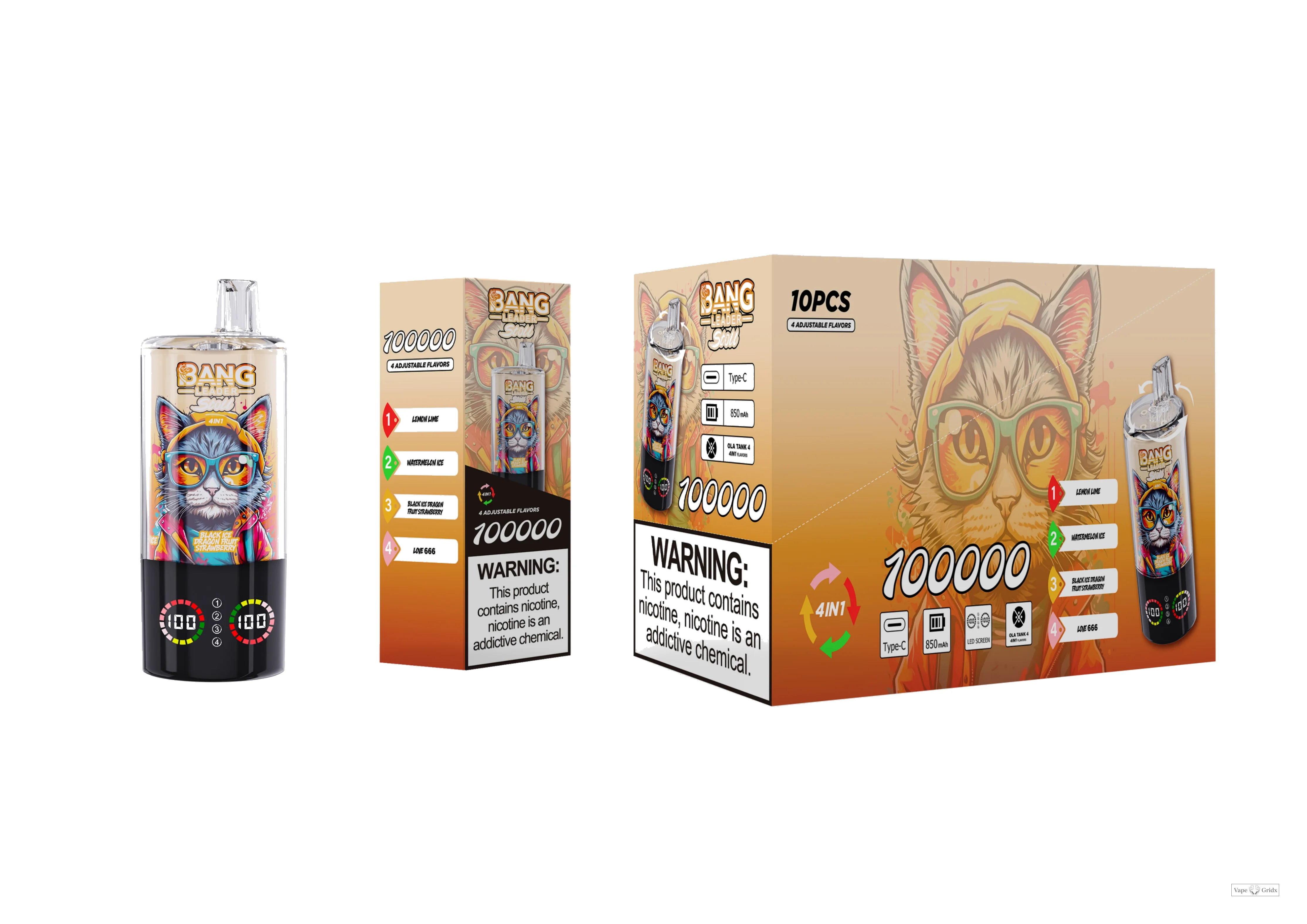 Bang Leader 100000 100K Trekjes 4-in-1 Wegwerp vape - image 16