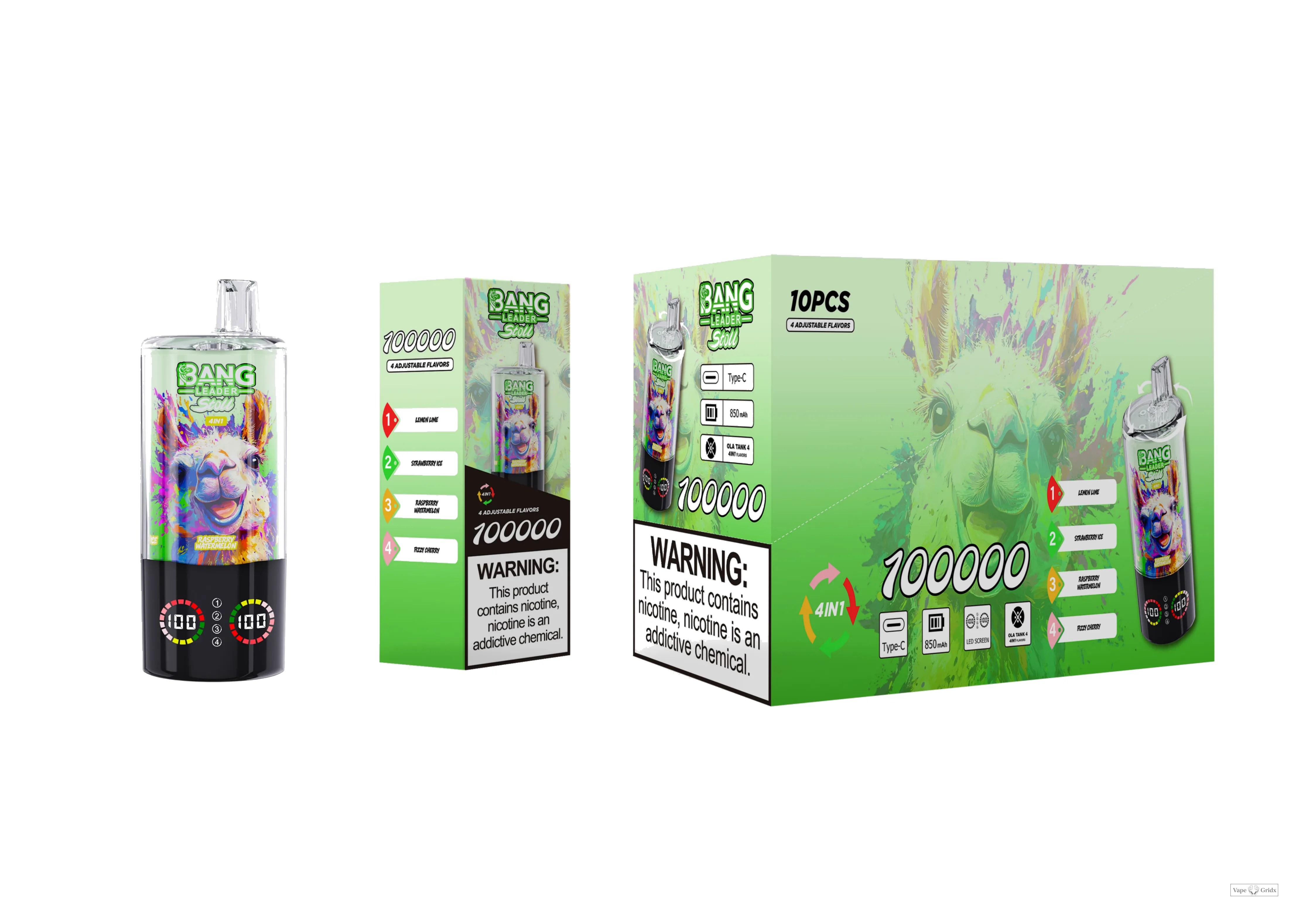 Bang Leader 100000 100K Trekjes 4-in-1 Wegwerp vape - image 3