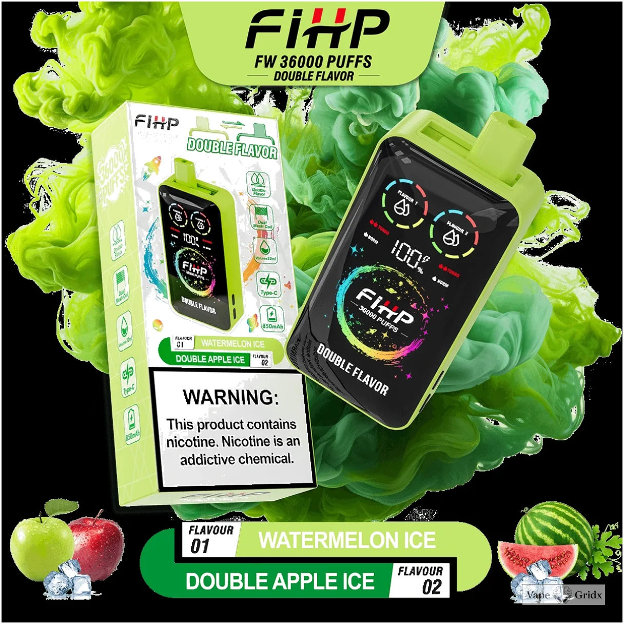 FIHP 36000 36K Trekjes 2-in-1 Wegwerp vape - image 12