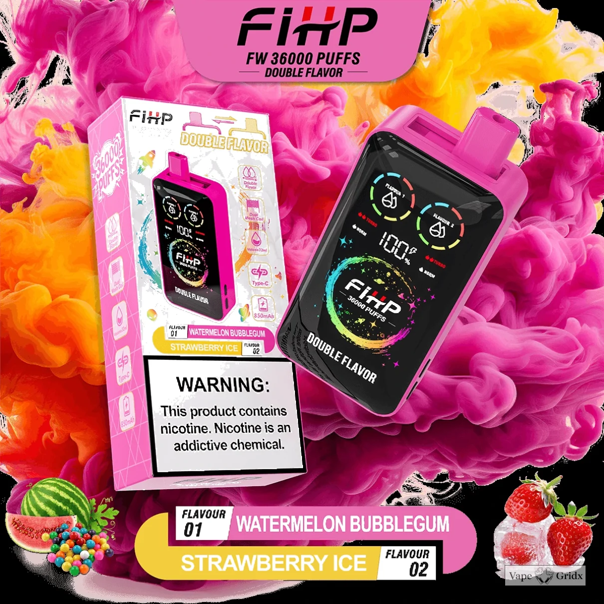 FIHP 36000 36K Trekjes 2-in-1 Wegwerp vape - image 3