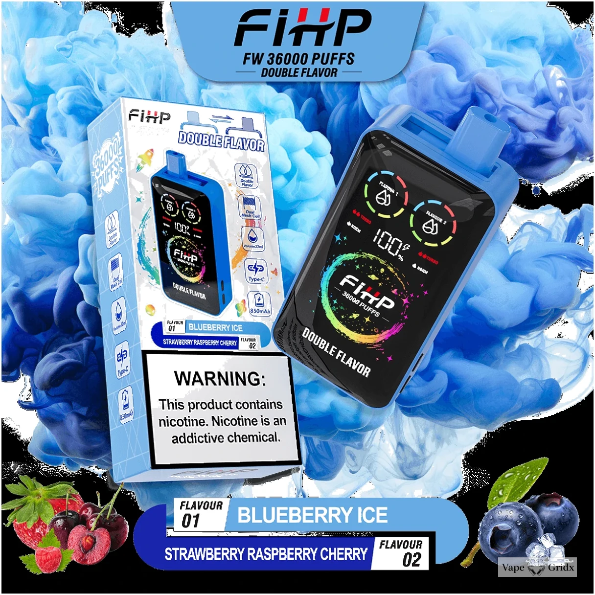 FIHP 36000 36K Trekjes 2-in-1 Wegwerp vape - image 8