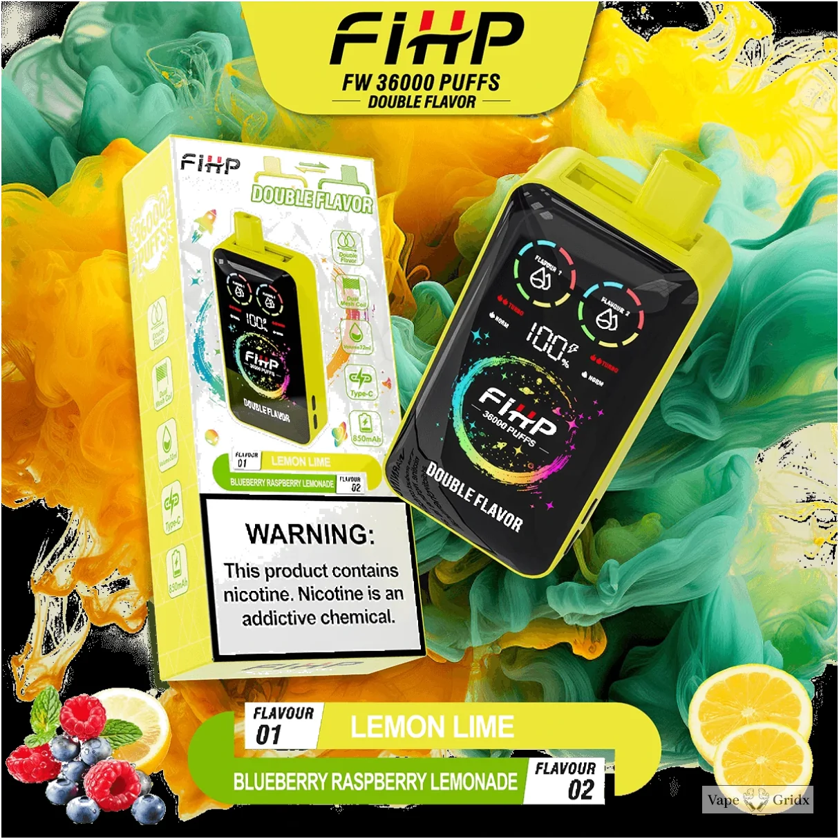 FIHP 36000 36K Trekjes 2-in-1 Wegwerp vape - image 9