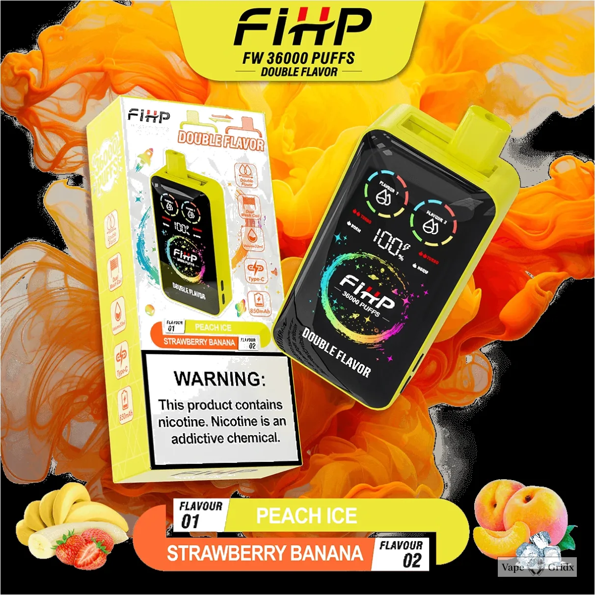 FIHP 36000 36K Trekjes 2-in-1 Wegwerp vape - image 10