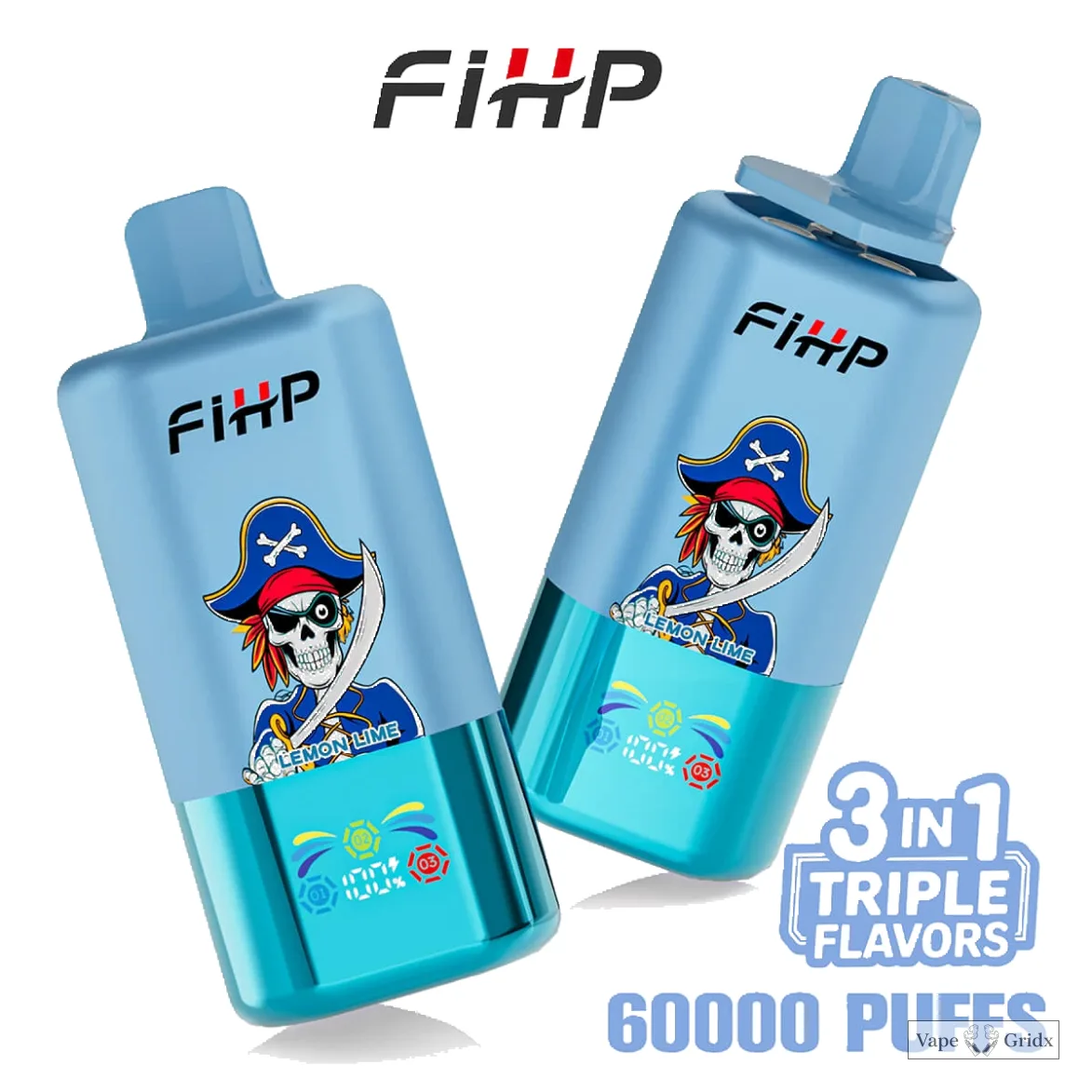 FIHP 60000 60K Trekjes 3-in-1 Wegwerp vape