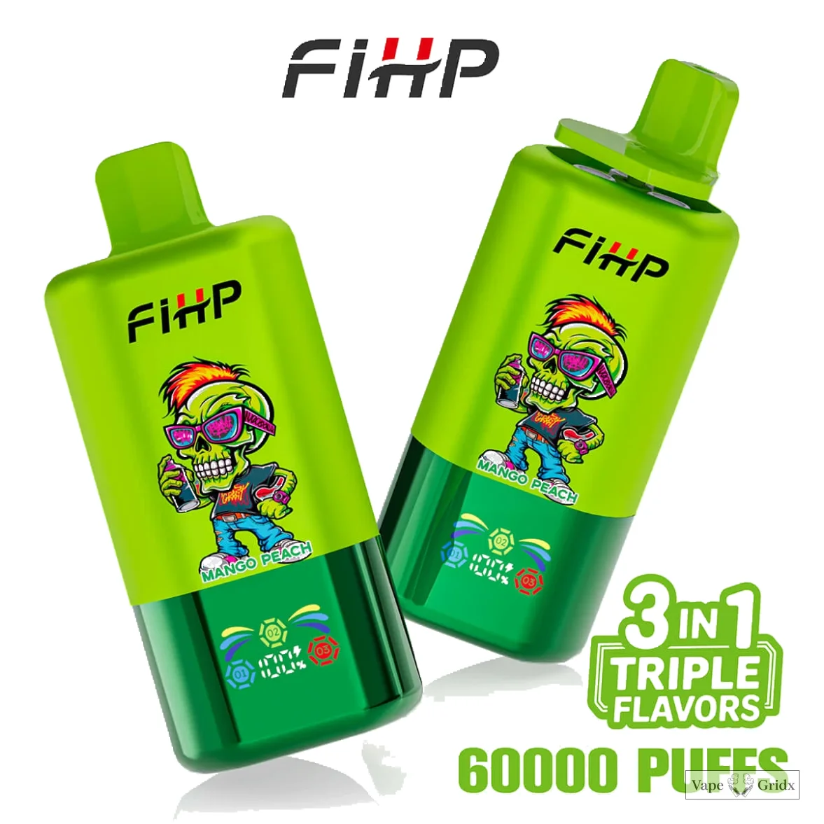 FIHP 60000 60K Trekjes 3-in-1 Wegwerp vape - image 3
