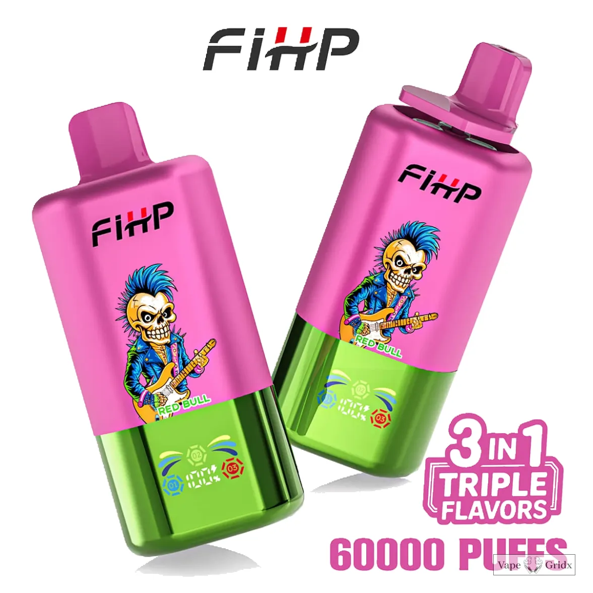 FIHP 60000 60K Trekjes 3-in-1 Wegwerp vape - image 7