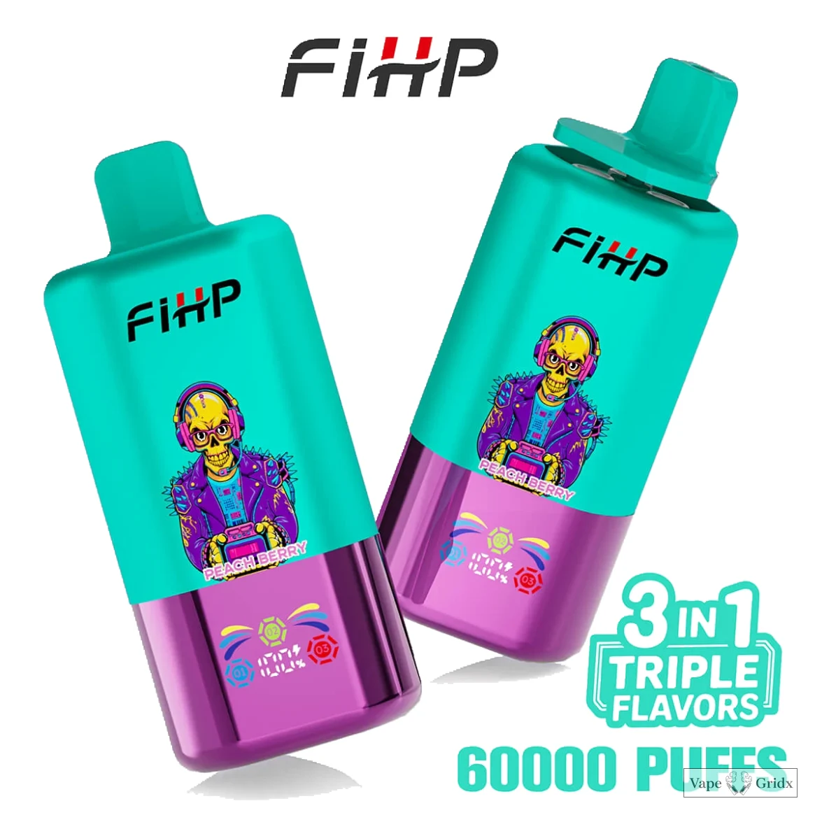 FIHP 60000 60K Trekjes 3-in-1 Wegwerp vape - image 8
