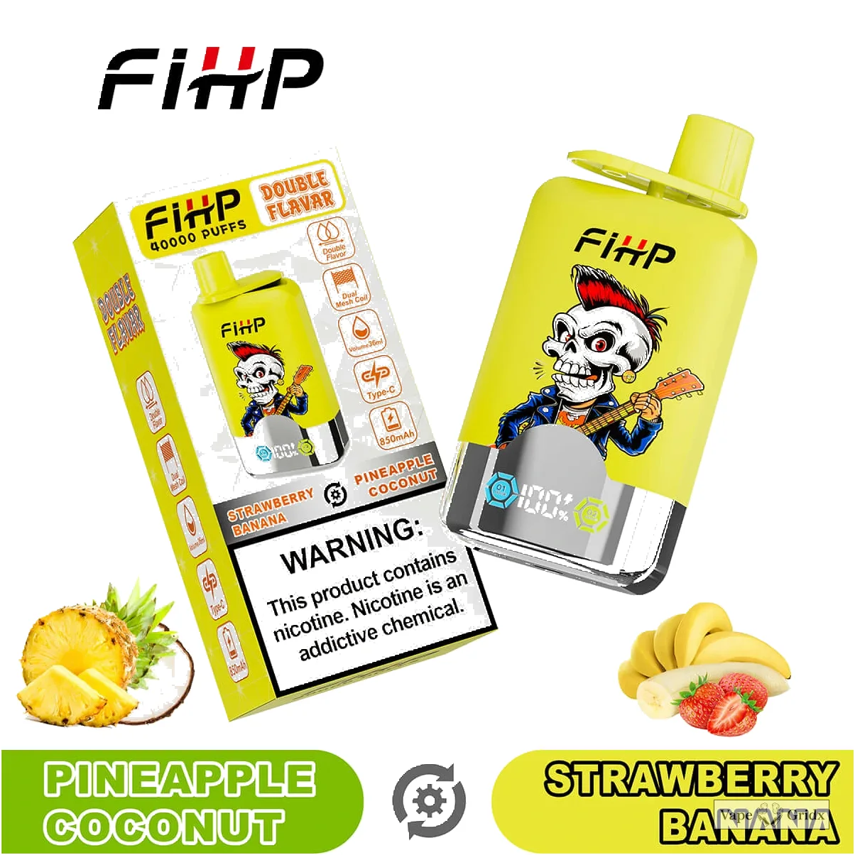 FIHP 40000 40K Trekjes 2-in-1 Wegwerp vape - image 11