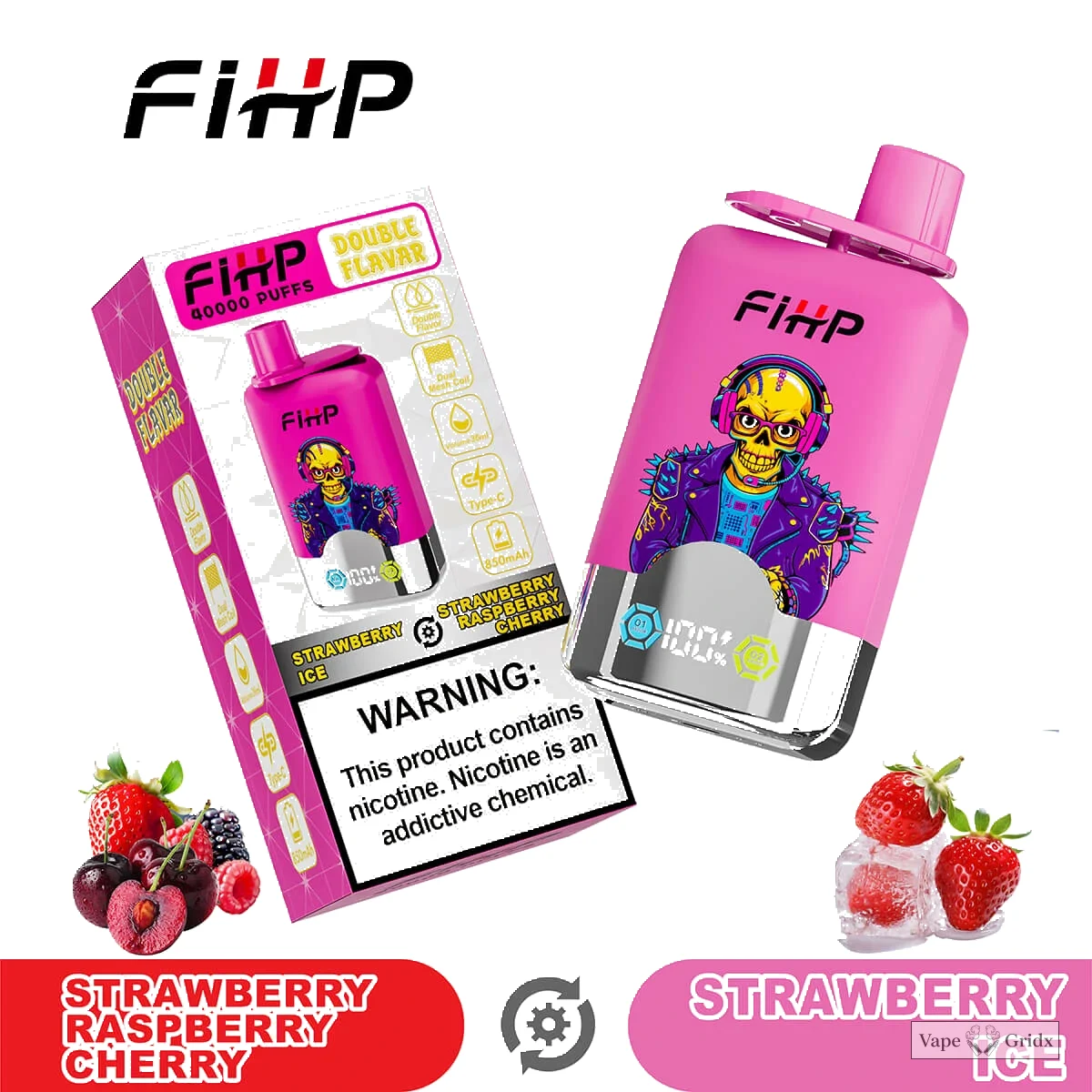 FIHP 40000 40K Trekjes 2-in-1 Wegwerp vape - image 13
