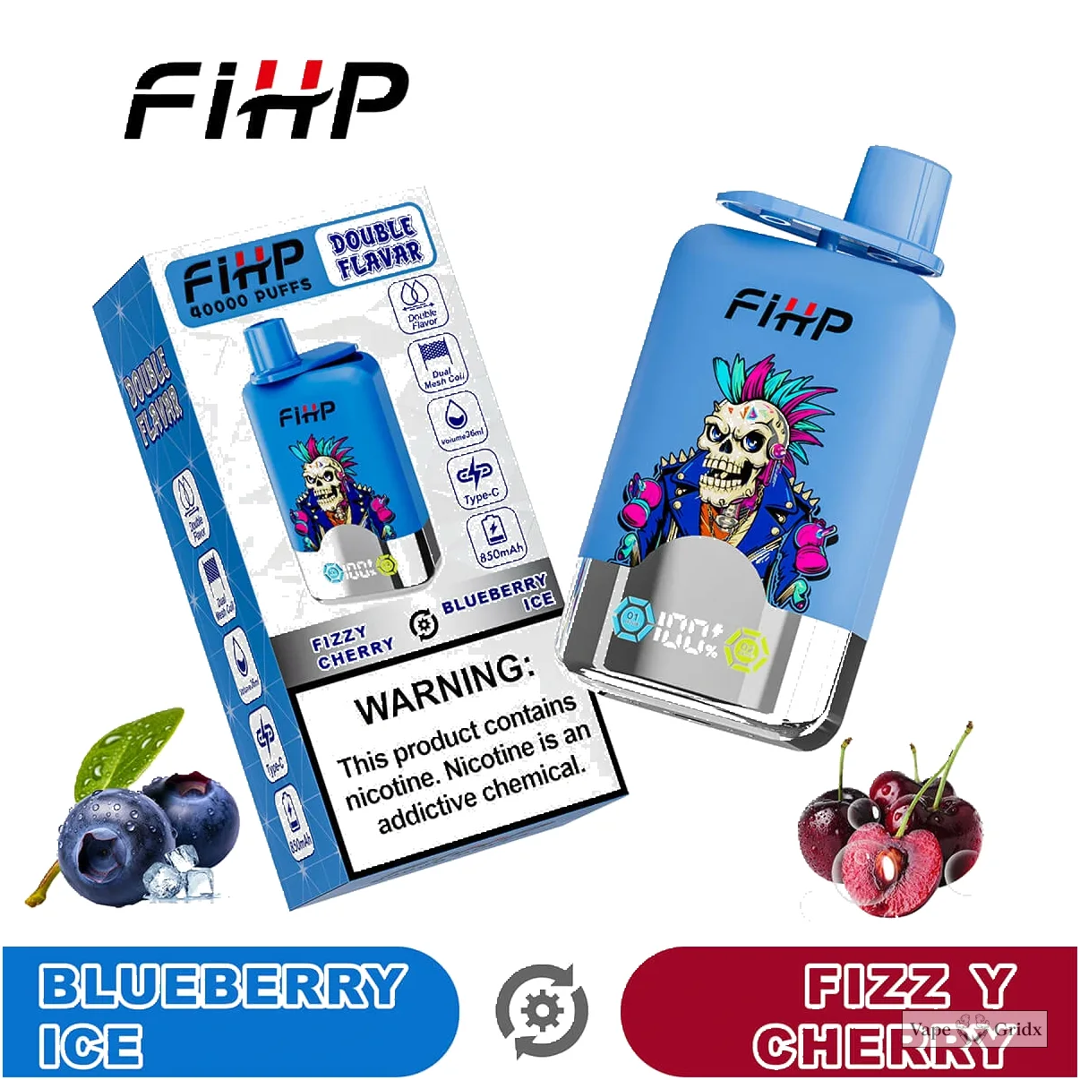 FIHP 40000 40K Trekjes 2-in-1 Wegwerp vape - image 14