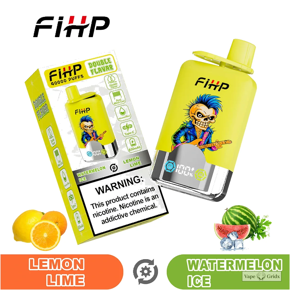 FIHP 40000 40K Trekjes 2-in-1 Wegwerp vape - image 3