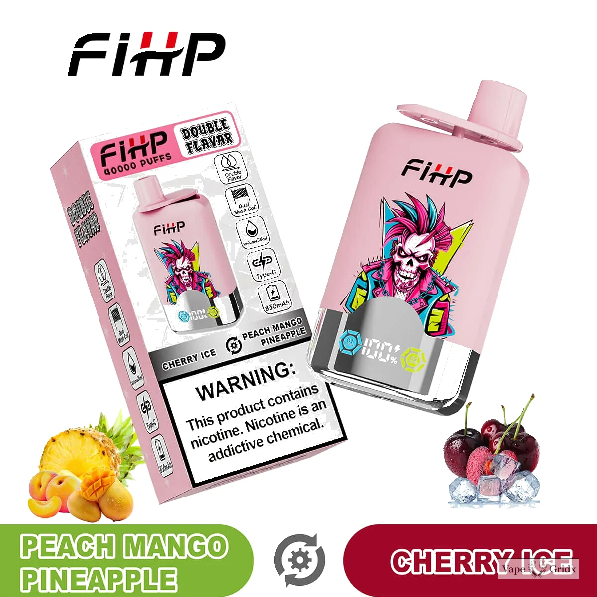 FIHP 40000 40K Trekjes 2-in-1 Wegwerp vape - image 5