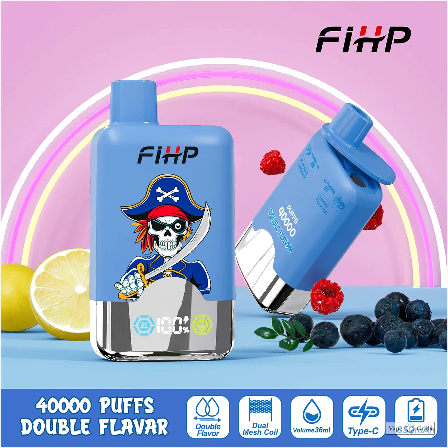 FIHP 40000 40K Trekjes 2-in-1 Wegwerp vape - image 7