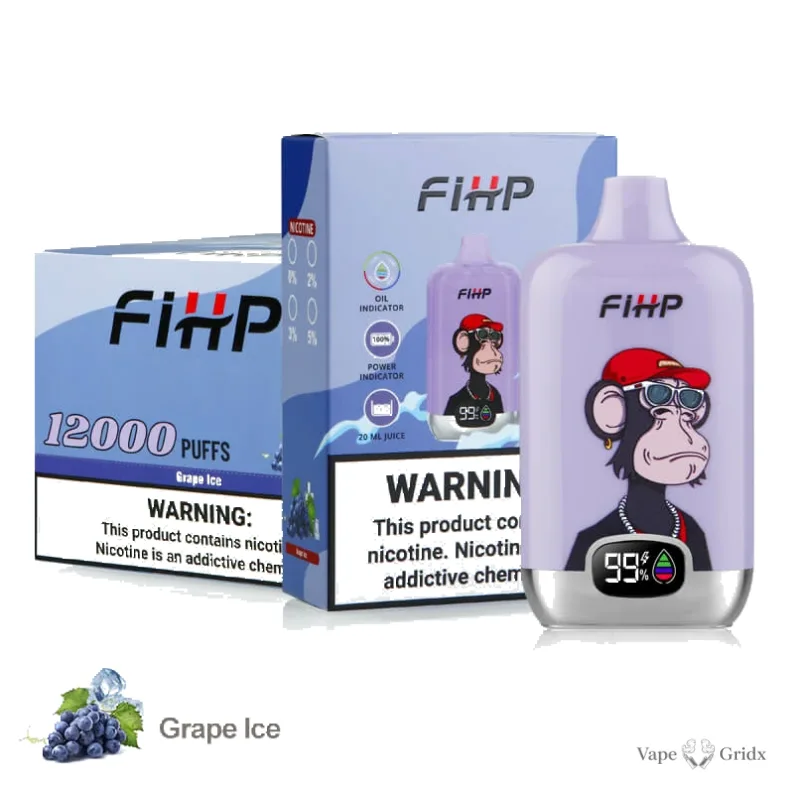 FIHP 12000 12K Trekjes Smart Display Wegwerp vape - image 2