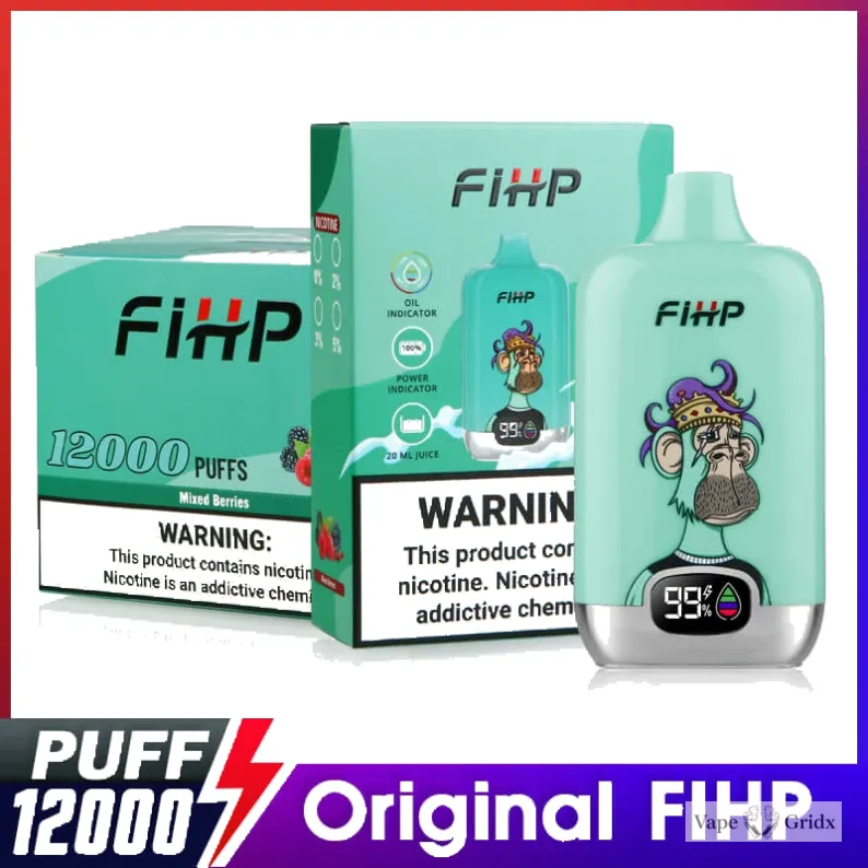 FIHP 12000 12K Trekjes Smart Display Wegwerp vape - image 11