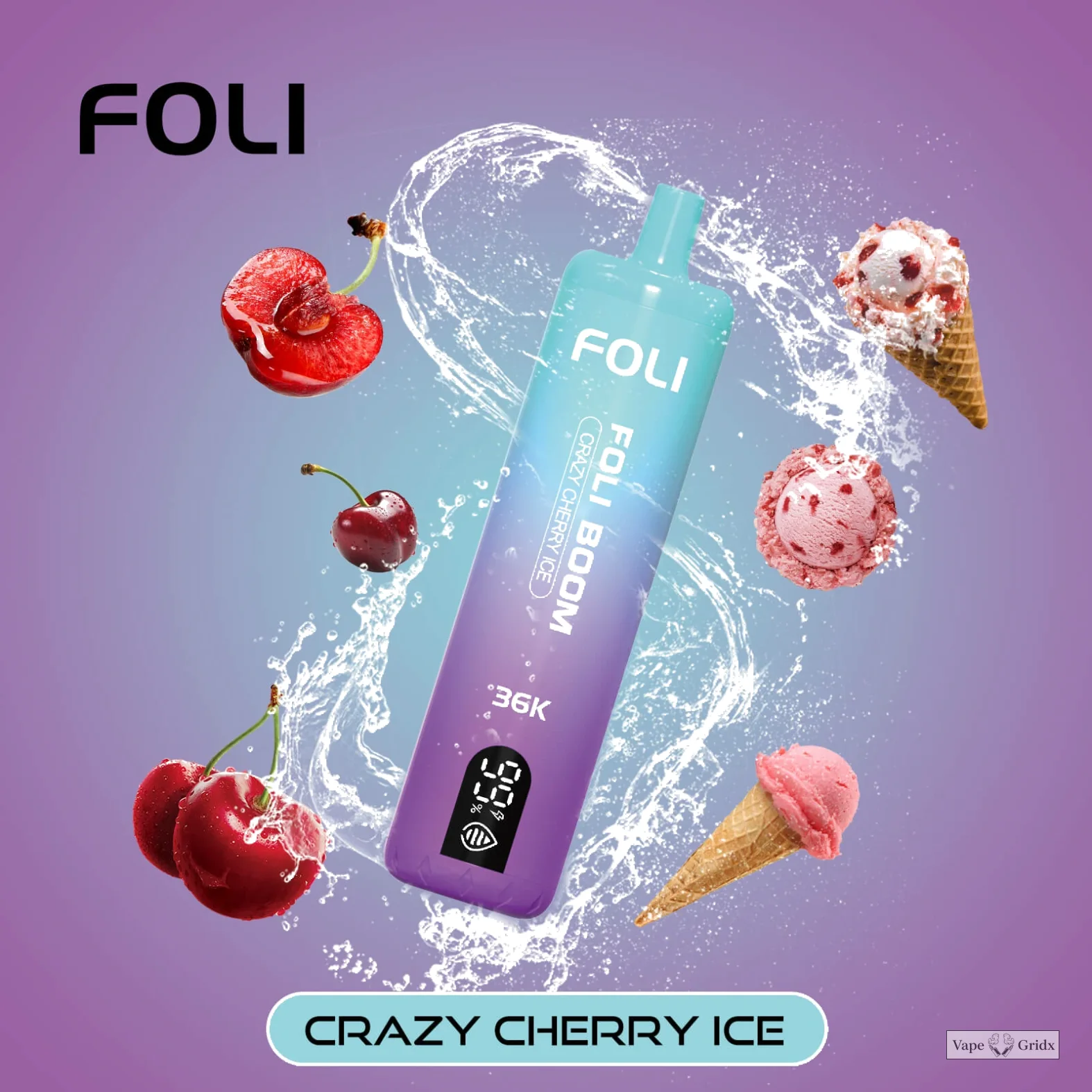 FOLI 36000 36K Trekjes Mesh Coil Wegwerp vape - image 9
