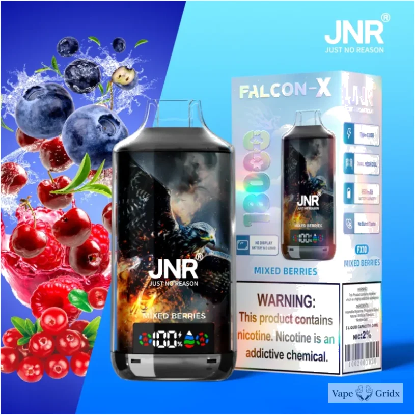 JNR Falcon X 18000 18K Trekjes Digitale Display Wegwerp vape - image 6