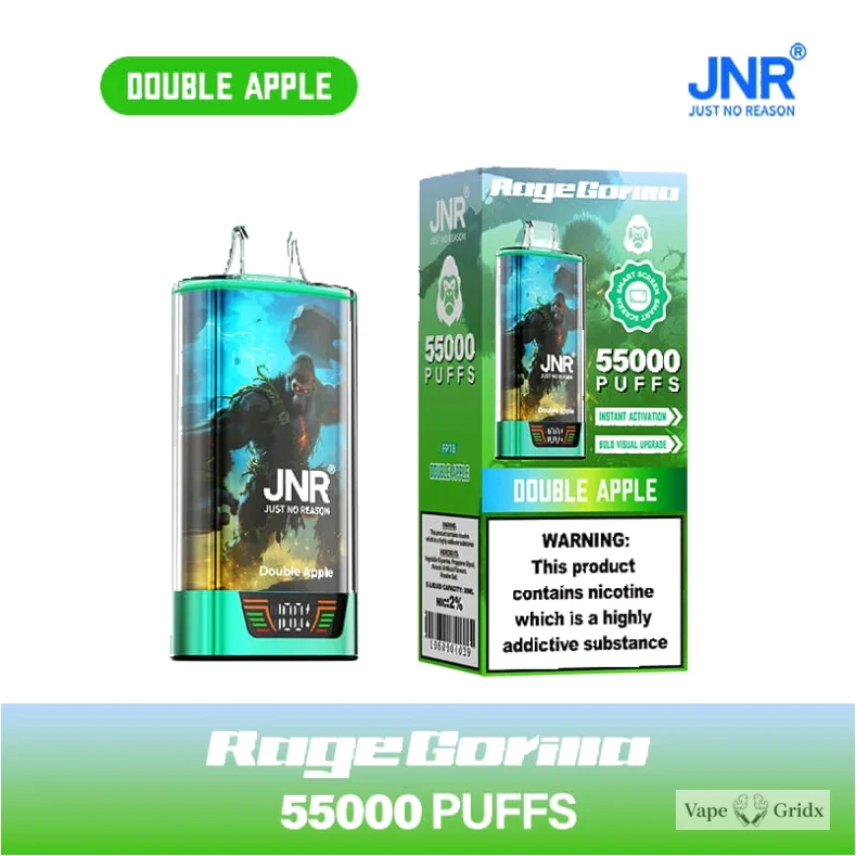 JNR RAGE GORILLA 55000 55K Trekjes Dual Mesh Wegwerp vape - image 14