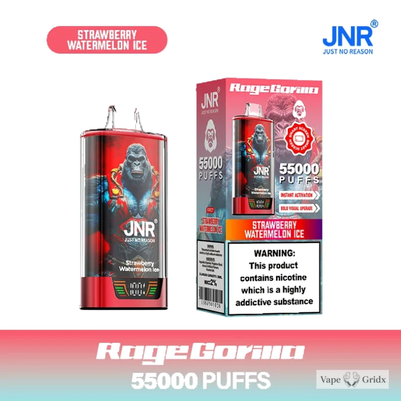 JNR RAGE GORILLA 55000 55K Trekjes Dual Mesh Wegwerp vape - image 19