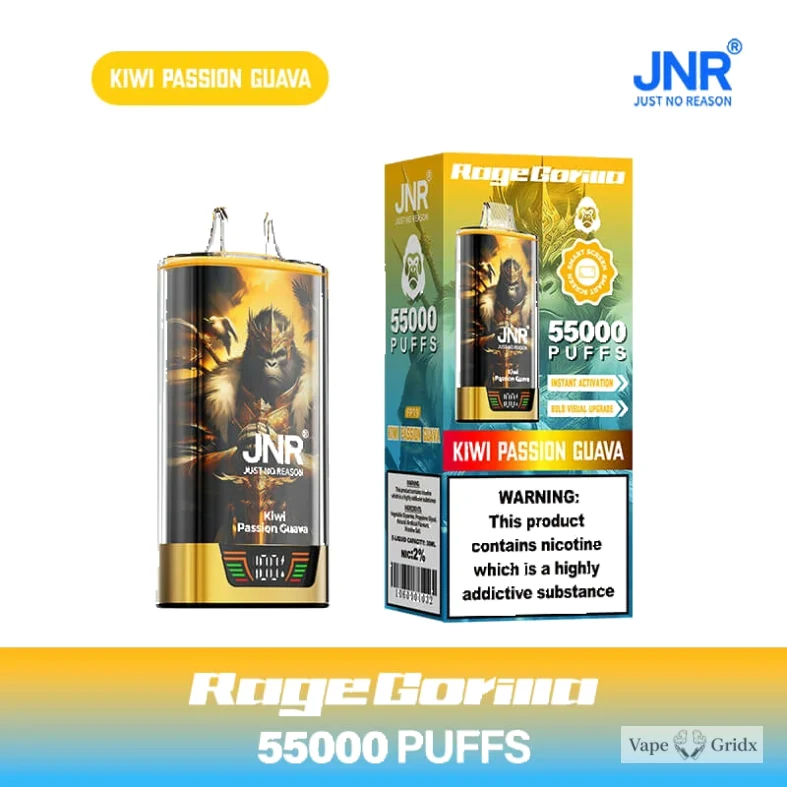 JNR RAGE GORILLA 55000 55K Trekjes Dual Mesh Wegwerp vape - image 11