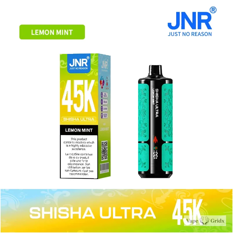 JNR Shisha ULTRA 45000 45K Trekjes verstelbare airflow wegwerp vape