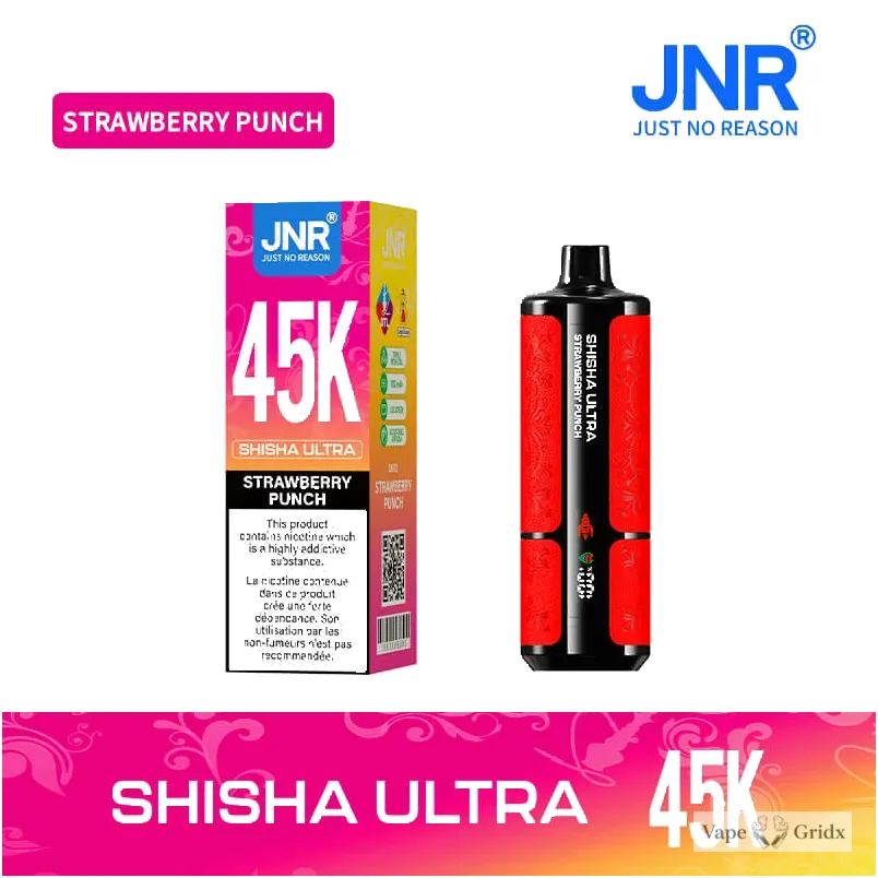 JNR Shisha ULTRA 45000 45K Trekjes verstelbare airflow wegwerp vape - image 5