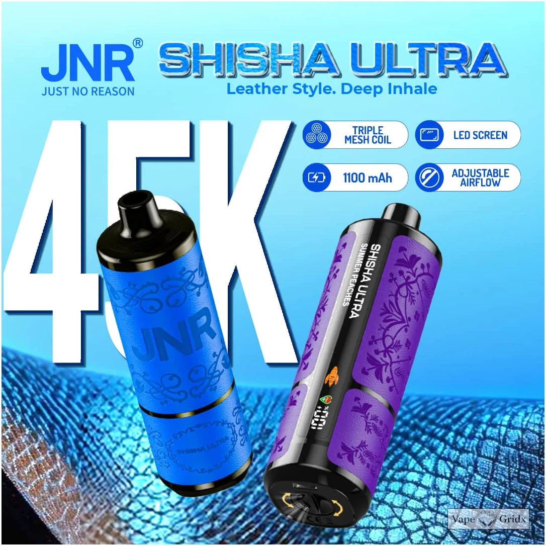JNR Shisha ULTRA 45000 45K Trekjes verstelbare airflow wegwerp vape - image 8