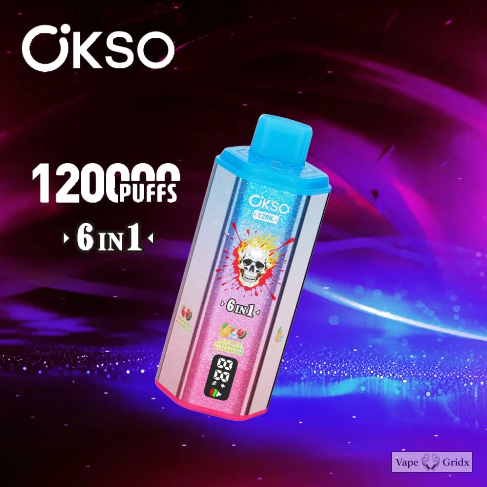Okso 6-in-1 120000 120K Trekjes Wegwerp vape