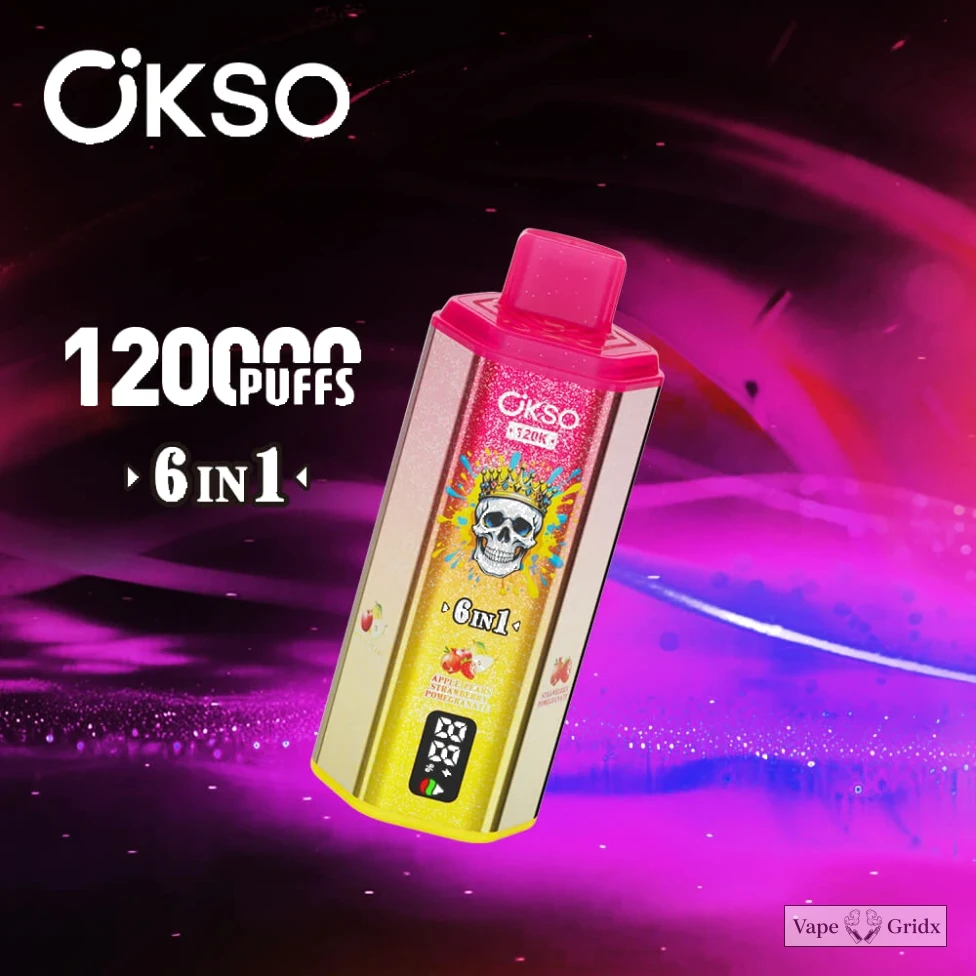 Okso 6-in-1 120000 120K Trekjes Wegwerp vape - image 5