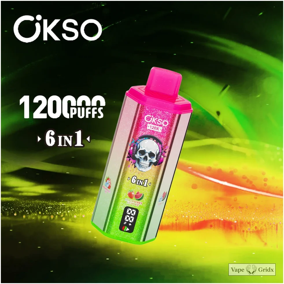 Okso 6-in-1 120000 120K Trekjes Wegwerp vape - image 6