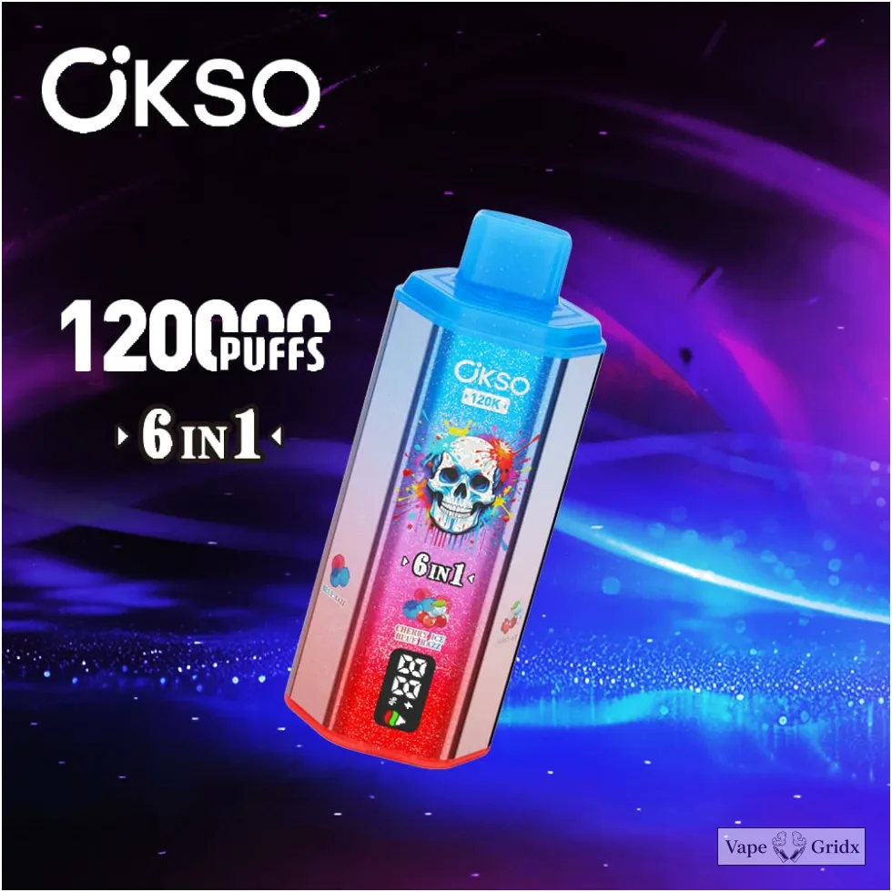 Okso 6-in-1 120000 120K Trekjes Wegwerp vape - image 7