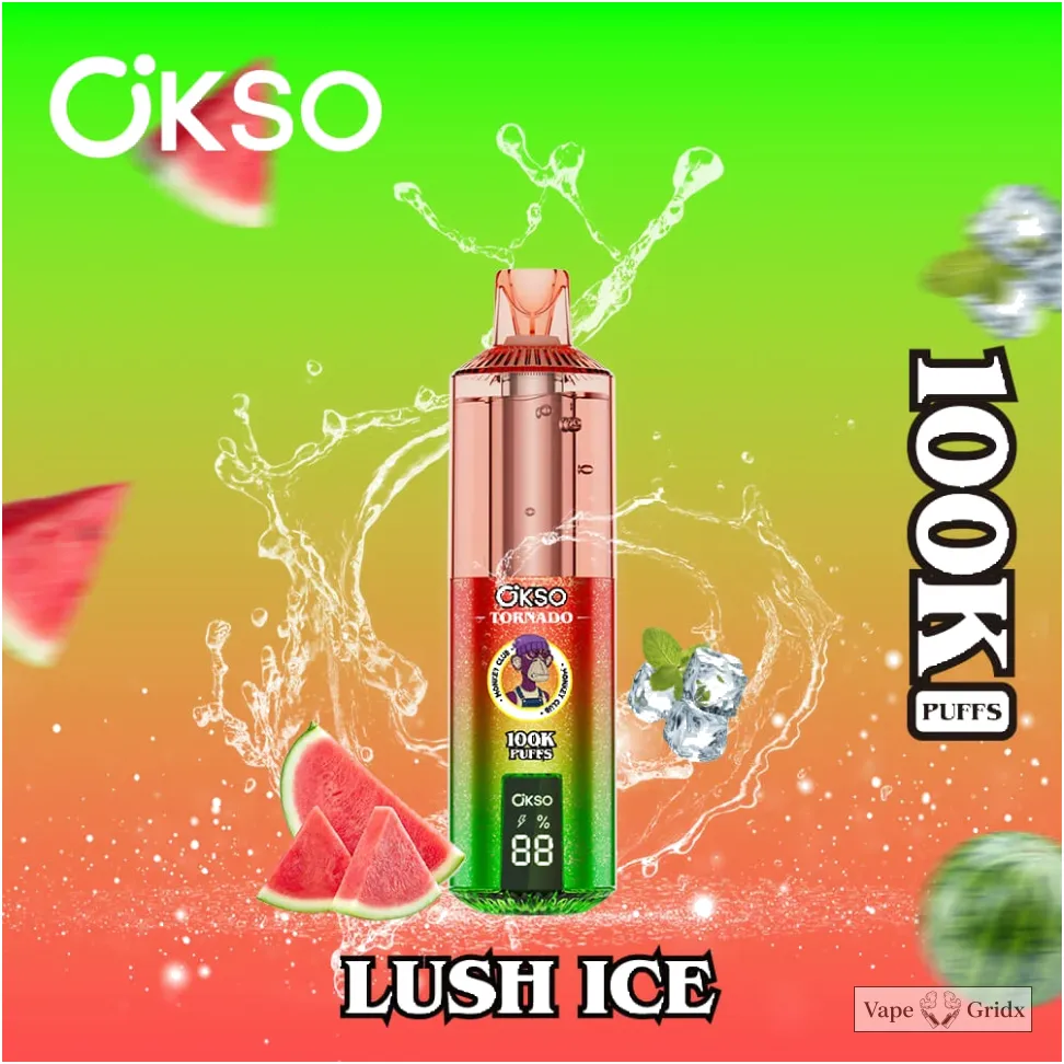 OKSO Tornado 100000 100K Trekjes Dual Mesh Wegwerp vape