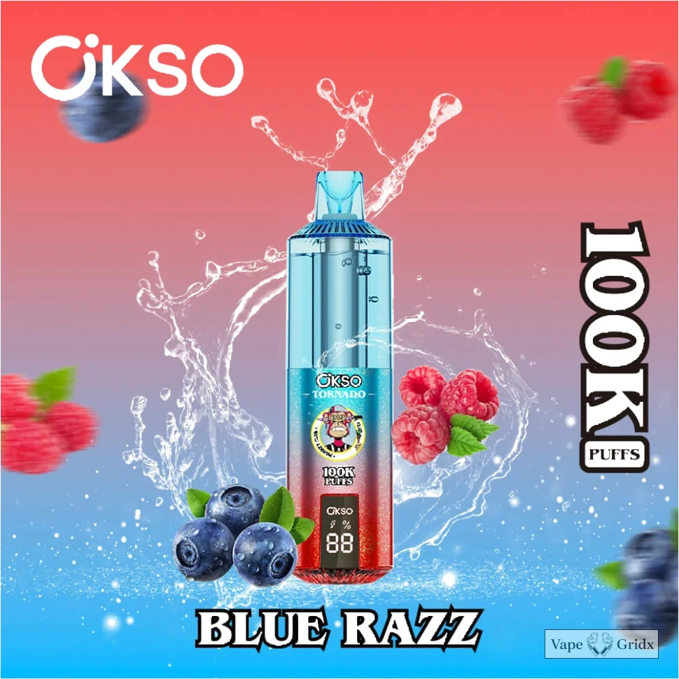 OKSO Tornado 100000 100K Trekjes Dual Mesh Wegwerp vape - image 2