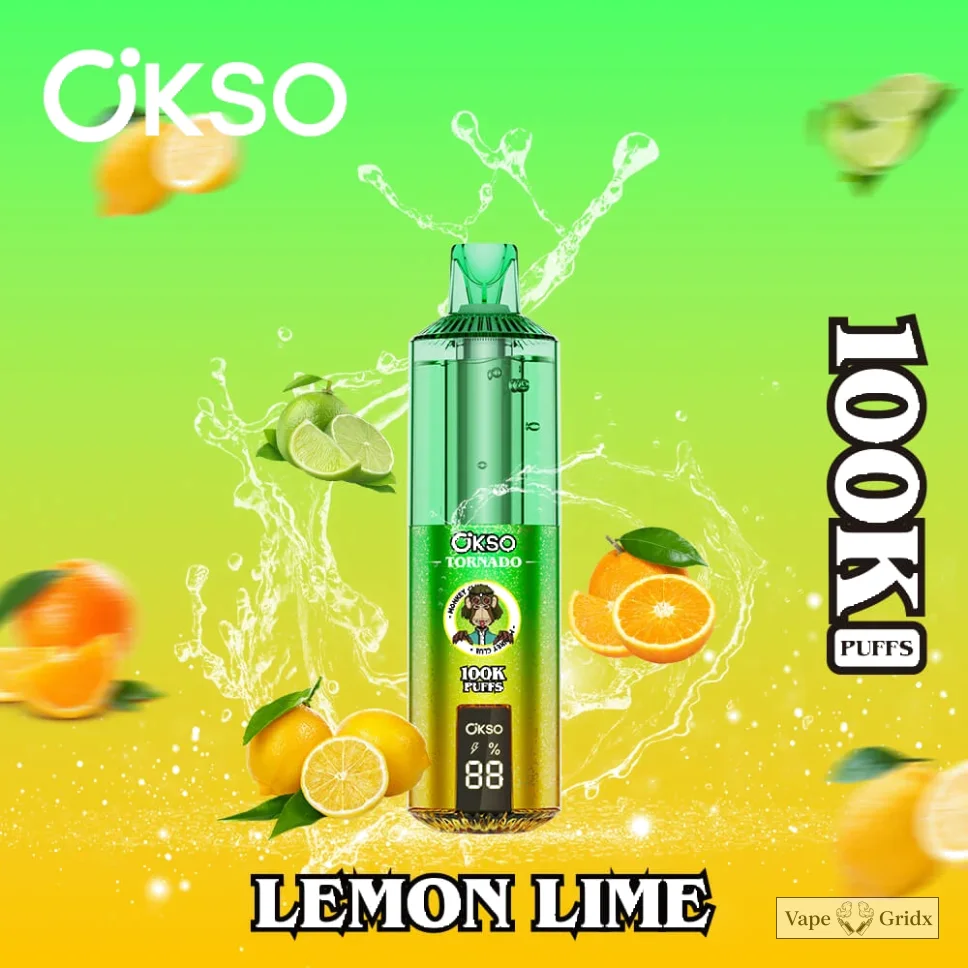 OKSO Tornado 100000 100K Trekjes Dual Mesh Wegwerp vape - image 11